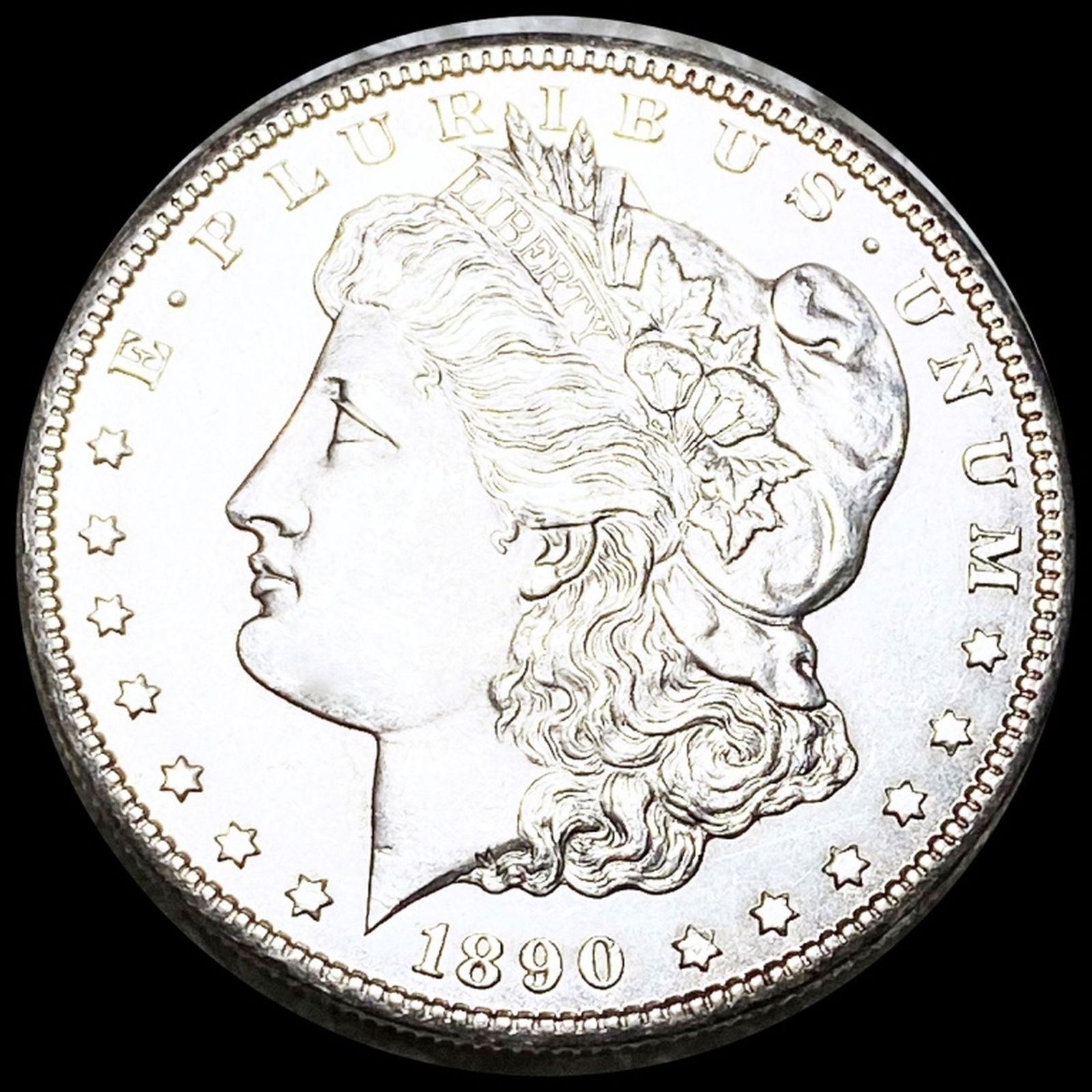 1890-CC Morgan Silver Dollar UNCIRCULATED (1 of 2)