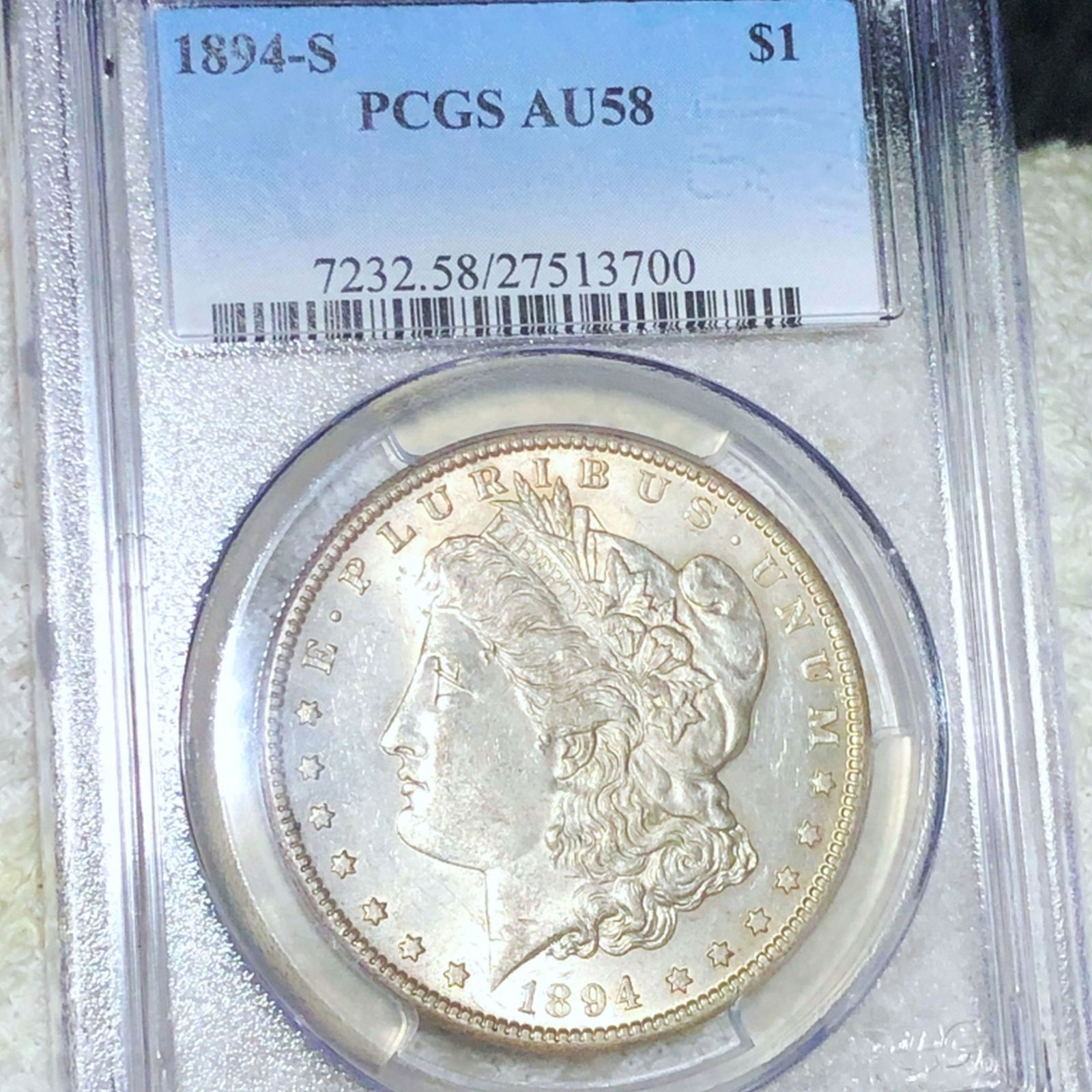 1894-S Morgan Silver Dollar PCGS - AU58 (1 of 2)