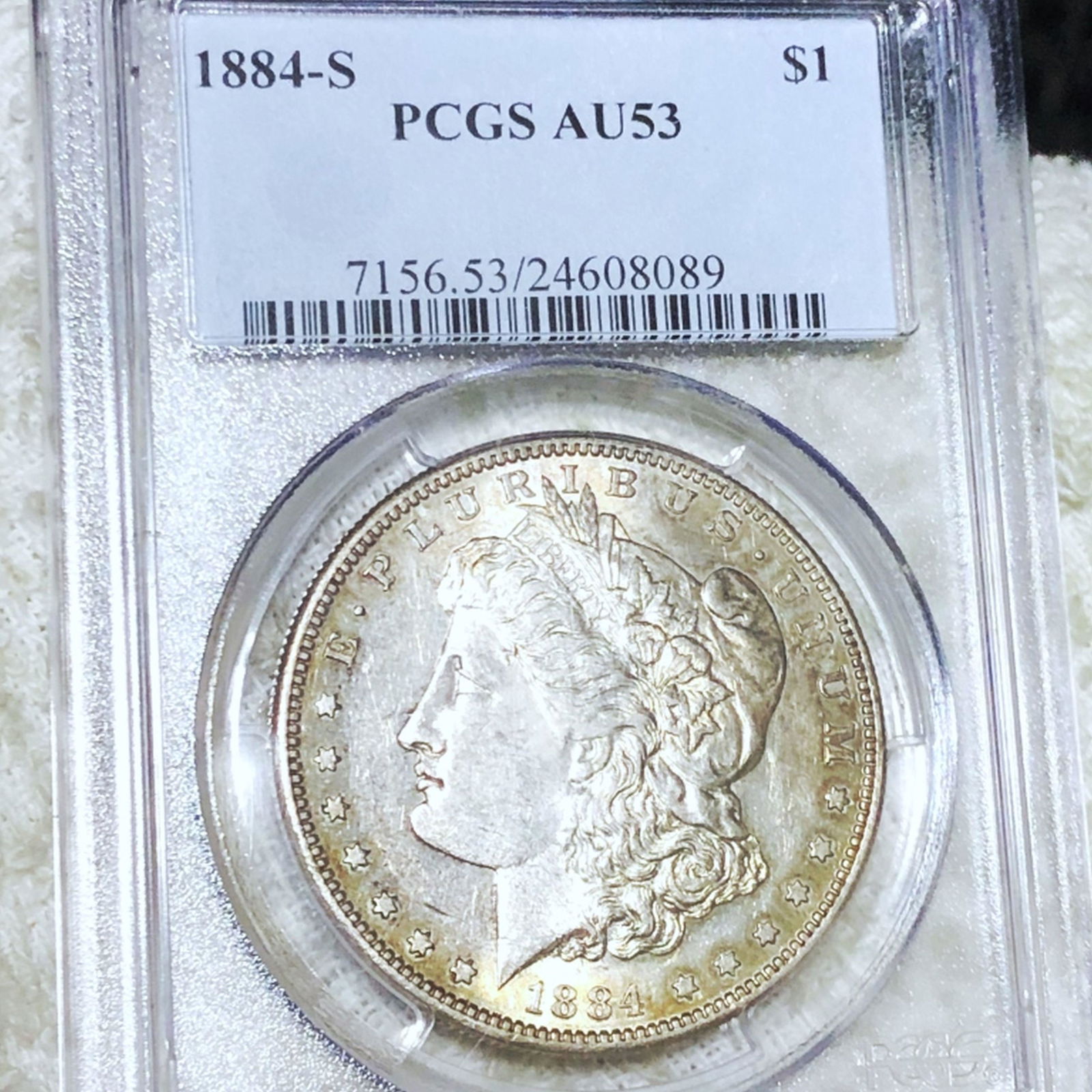 1884-S Morgan Silver Dollar PCGS - AU53 (1 of 2)