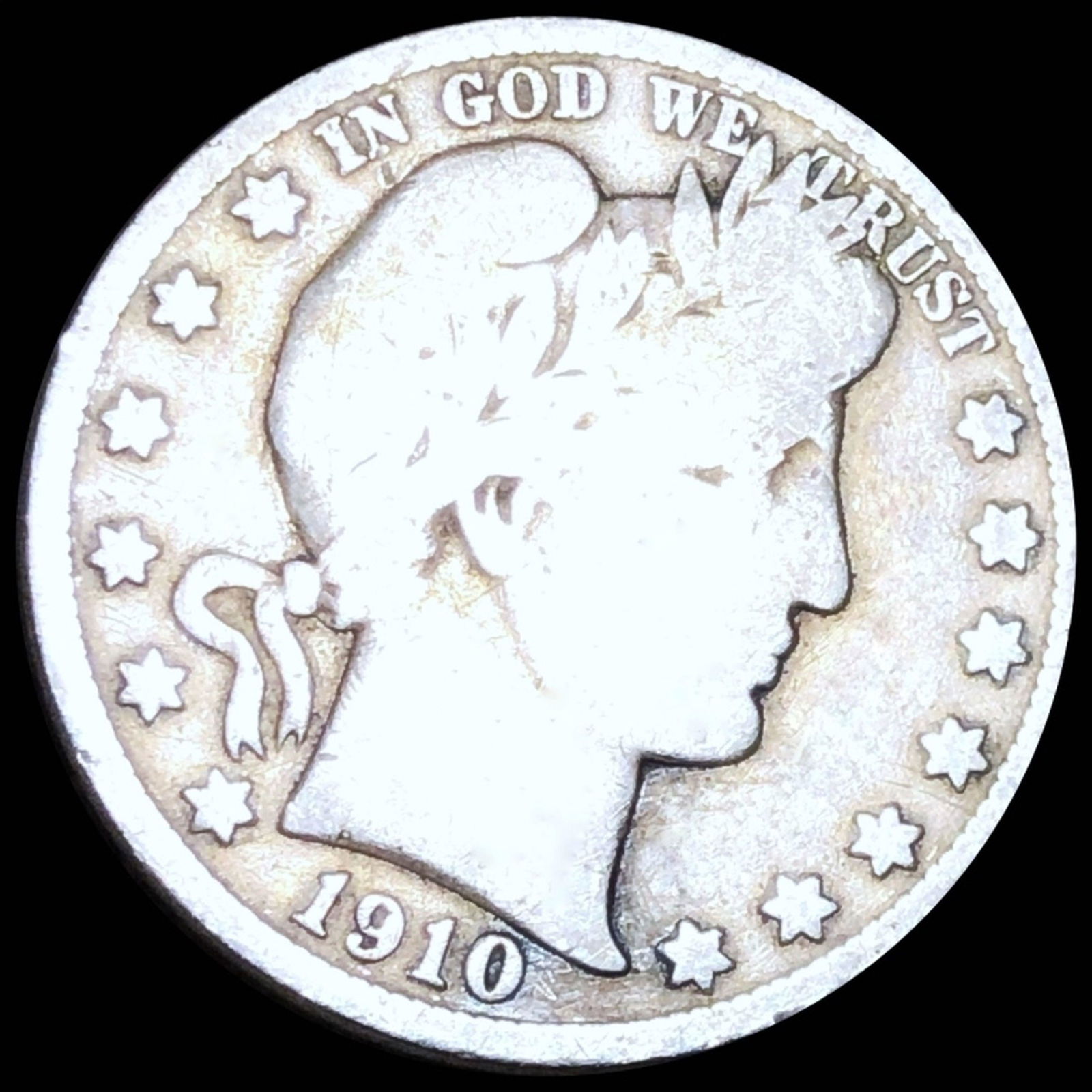 1910 Barber Silver Half Dollar NICELY CIRCULATED (1 of 2)