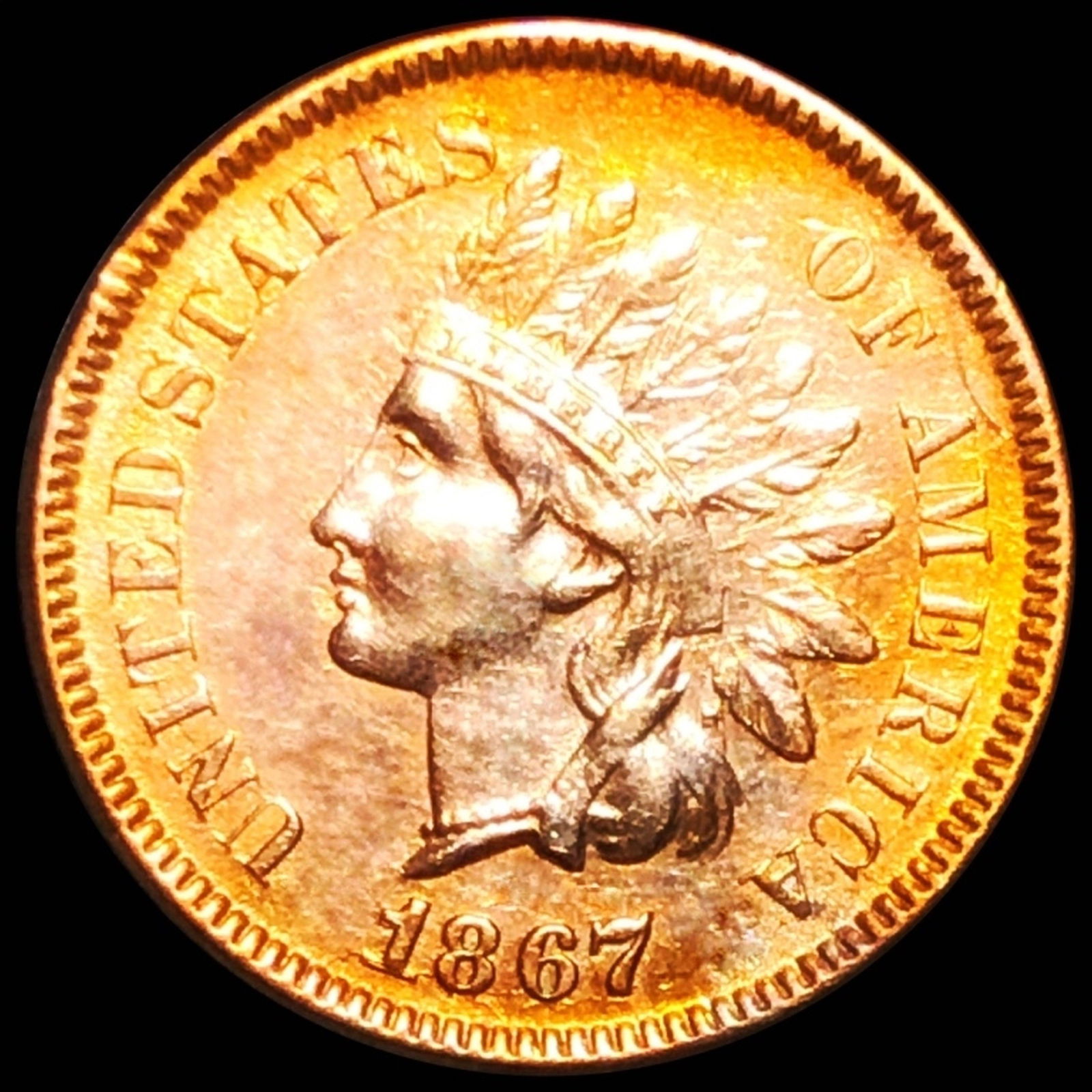 1867 Indian Head Penny GEM PROOF (1 of 2)