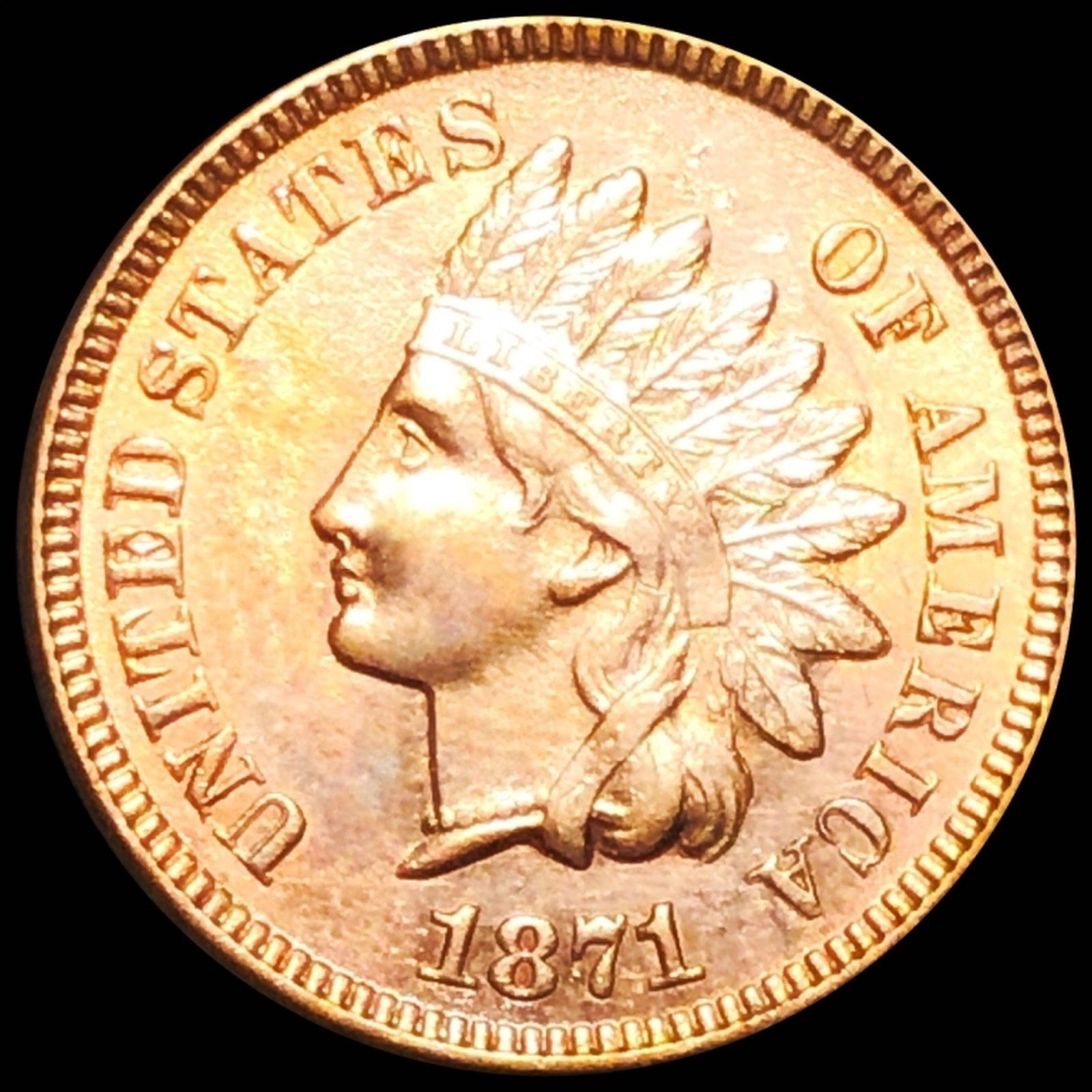 1871 Indian Head Penny GEM PROOF (1 of 2)
