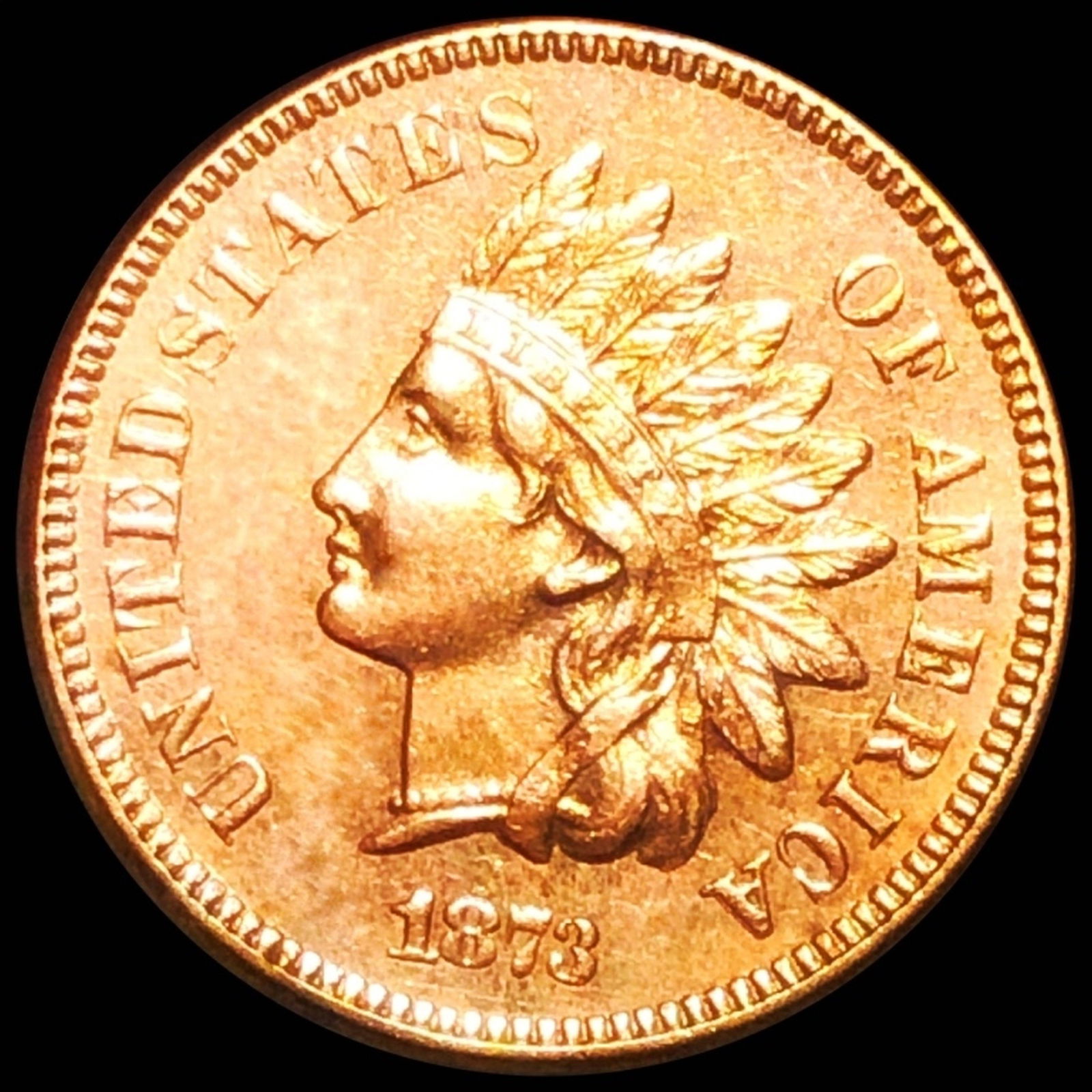1873  Indian Head Penny GEM PROOF (1 of 2)