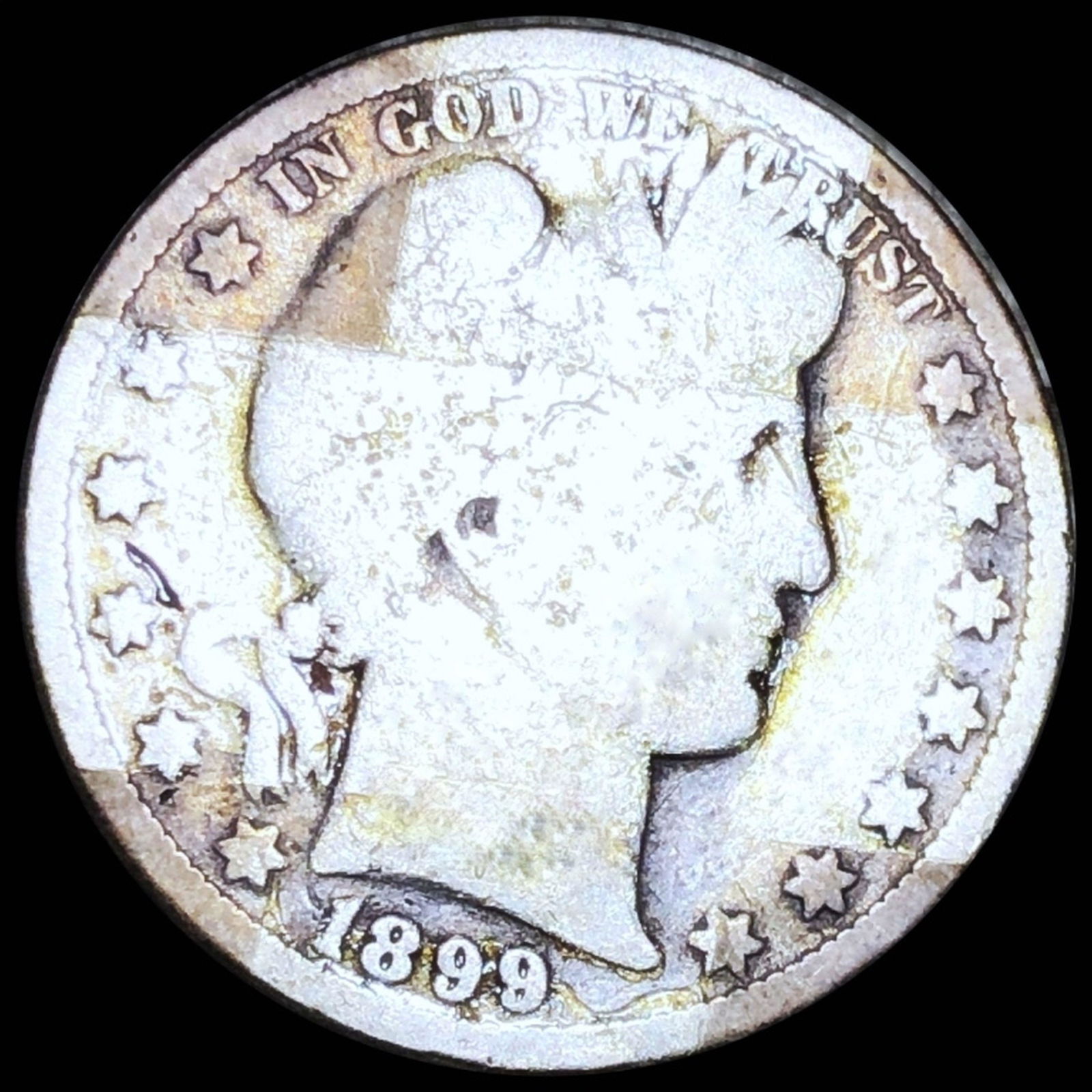 1899-O Barber Half Dollar NICELY CIRCULATED (1 of 2)