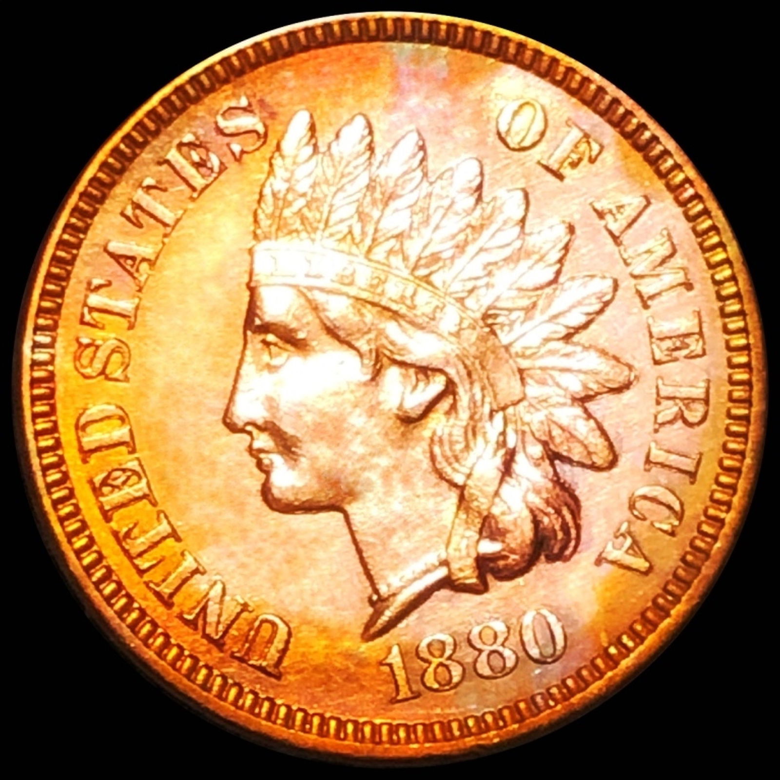 1880 Indian Head Penny GEM PROOF (1 of 2)