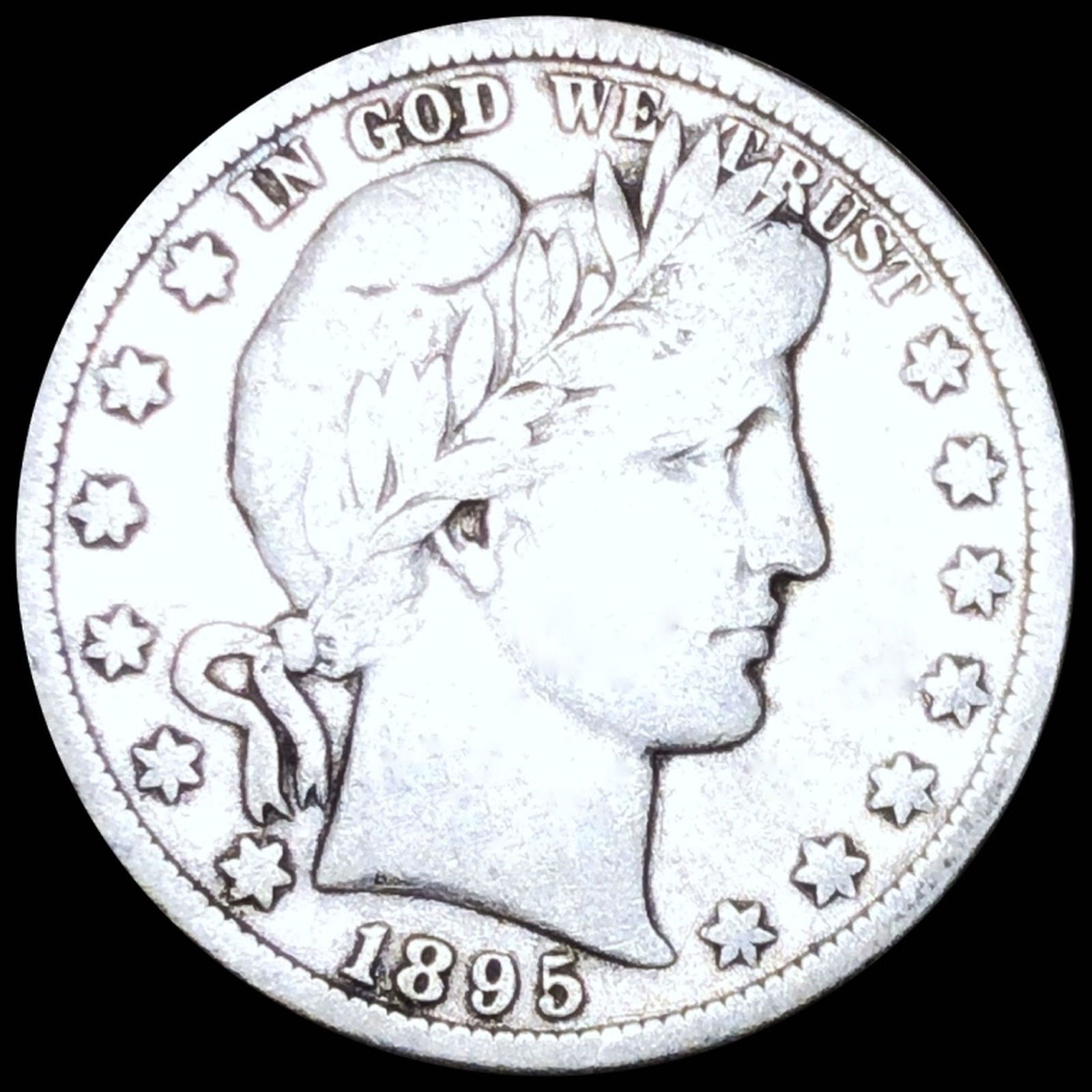 1895-S Barber Half Dollar NICELY CIRCULATED (1 of 2)