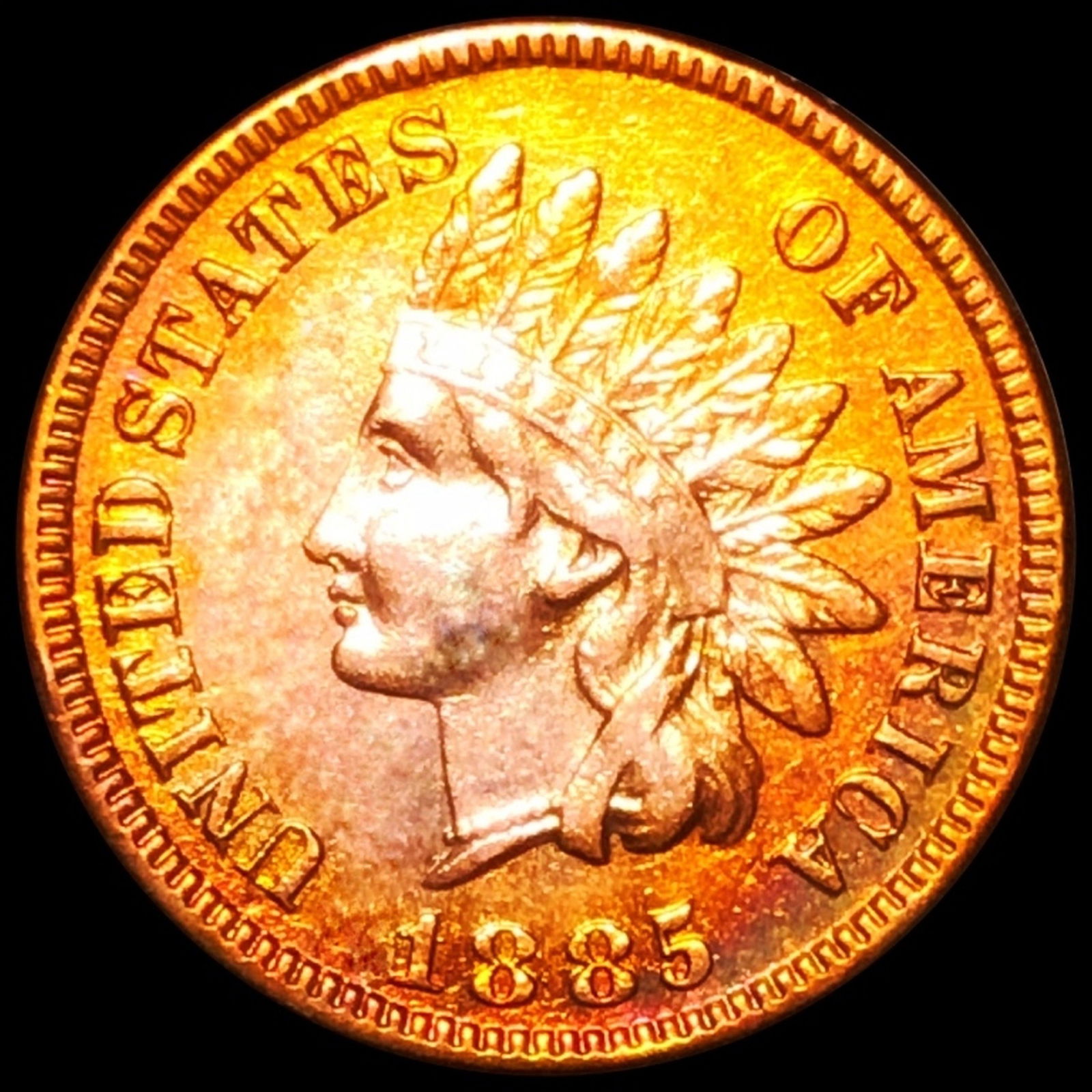 1885 Indian Head Penny GEM PROOF (1 of 2)