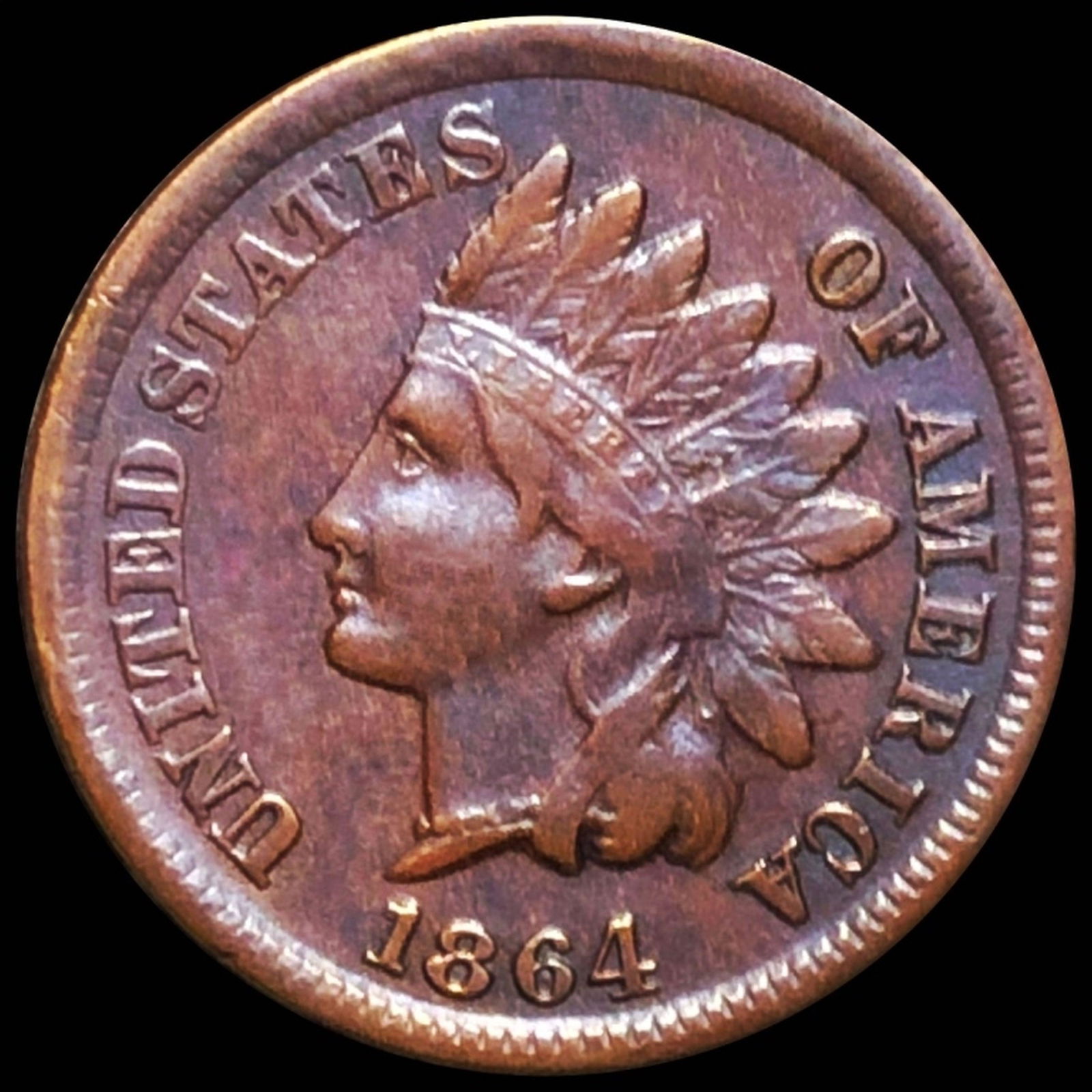 1864 Indian Head Penny NEARLY UNCIRCULATED (1 of 2)