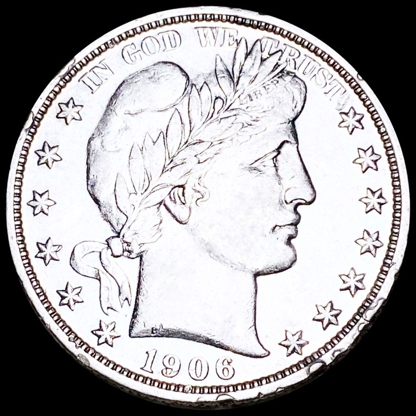 1906 Barber Half Dollar CLOSELY UNC (1 of 2)