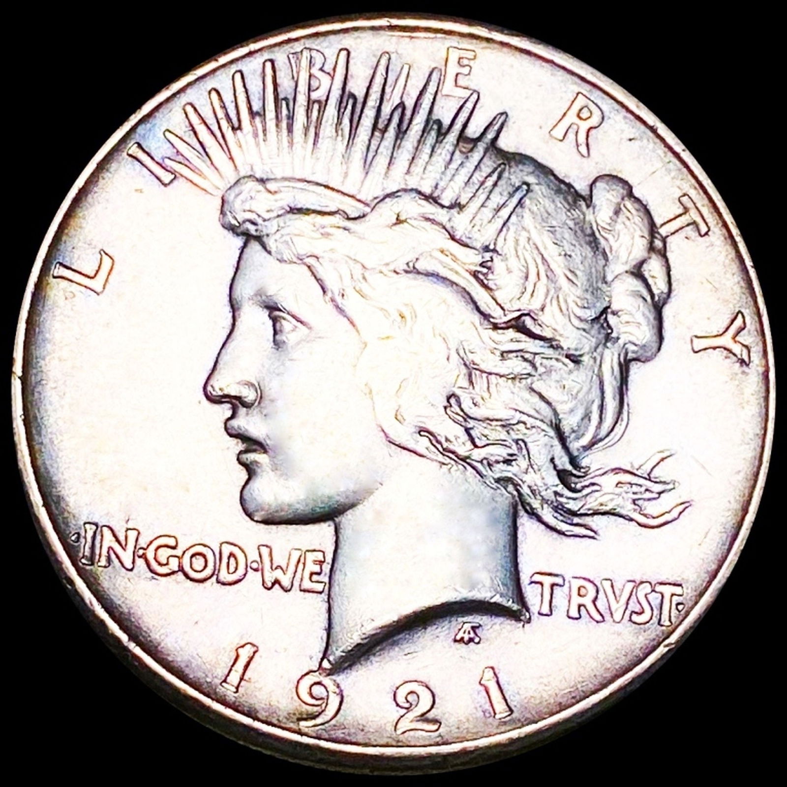 1921 Silver Peace Dollar NEARLY UNCIRCULATED (1 of 2)