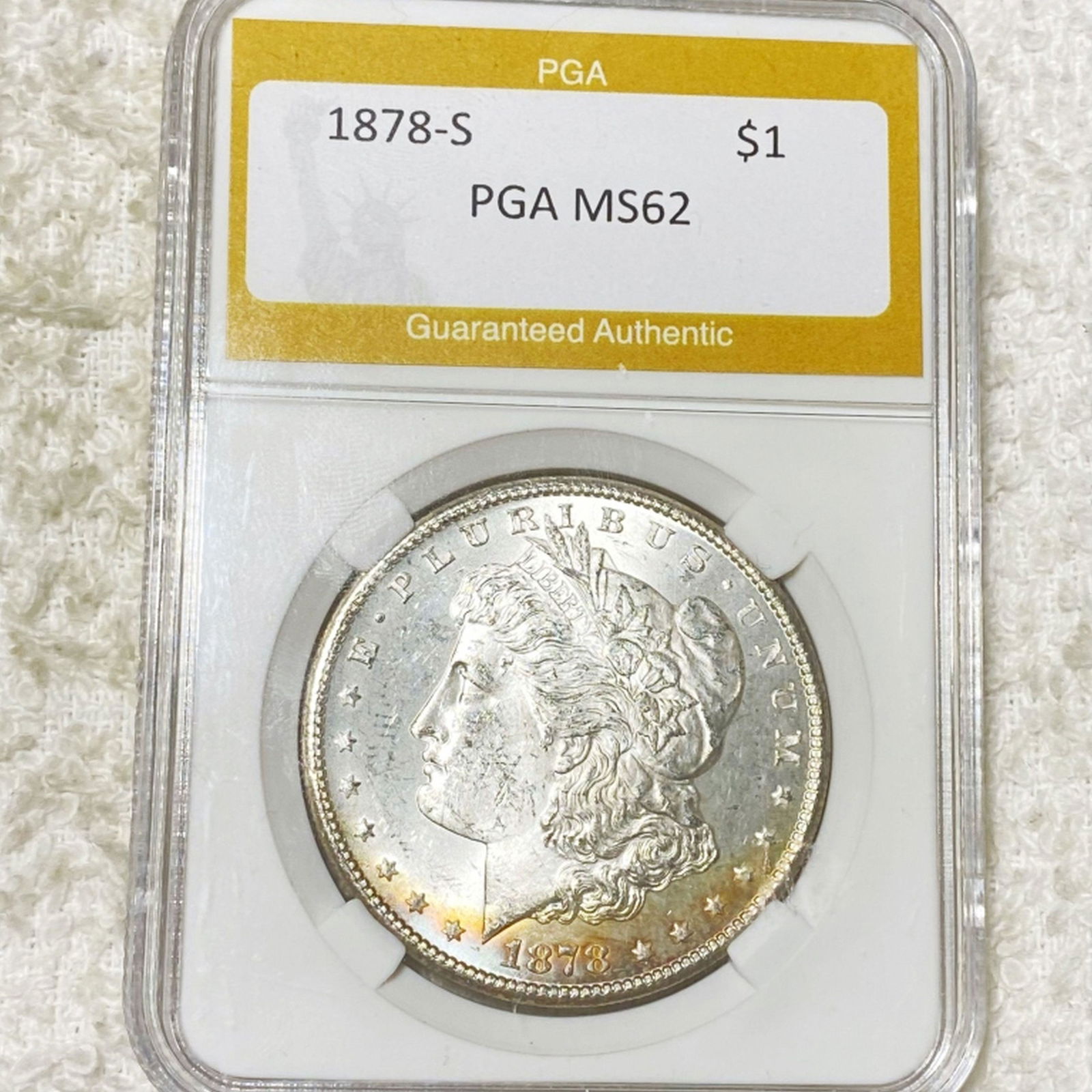 1878-S Morgan Silver Dollar PGA - MS62 (1 of 2)