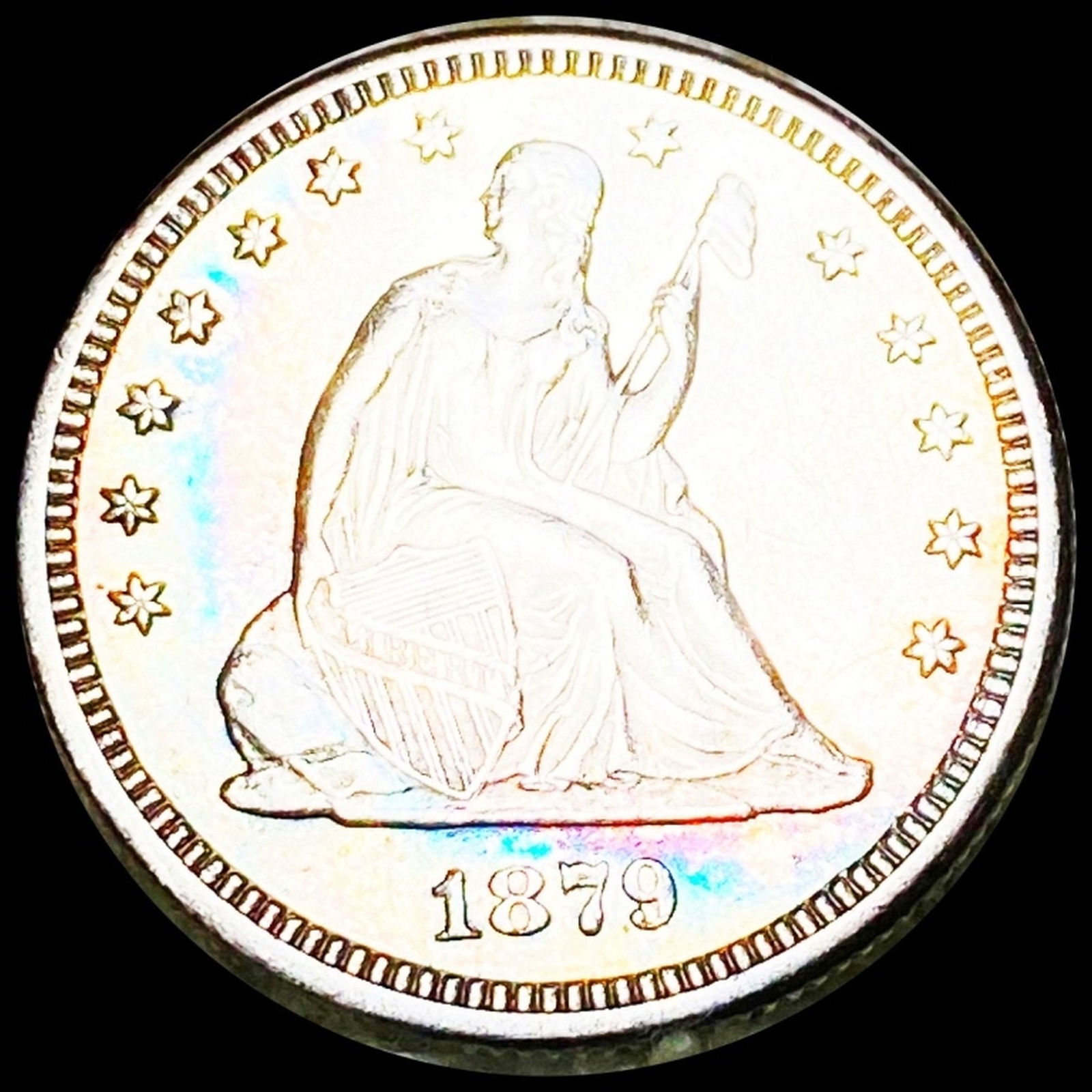 1879 Seated Liberty Quarter UNCIRCULATED (1 of 2)