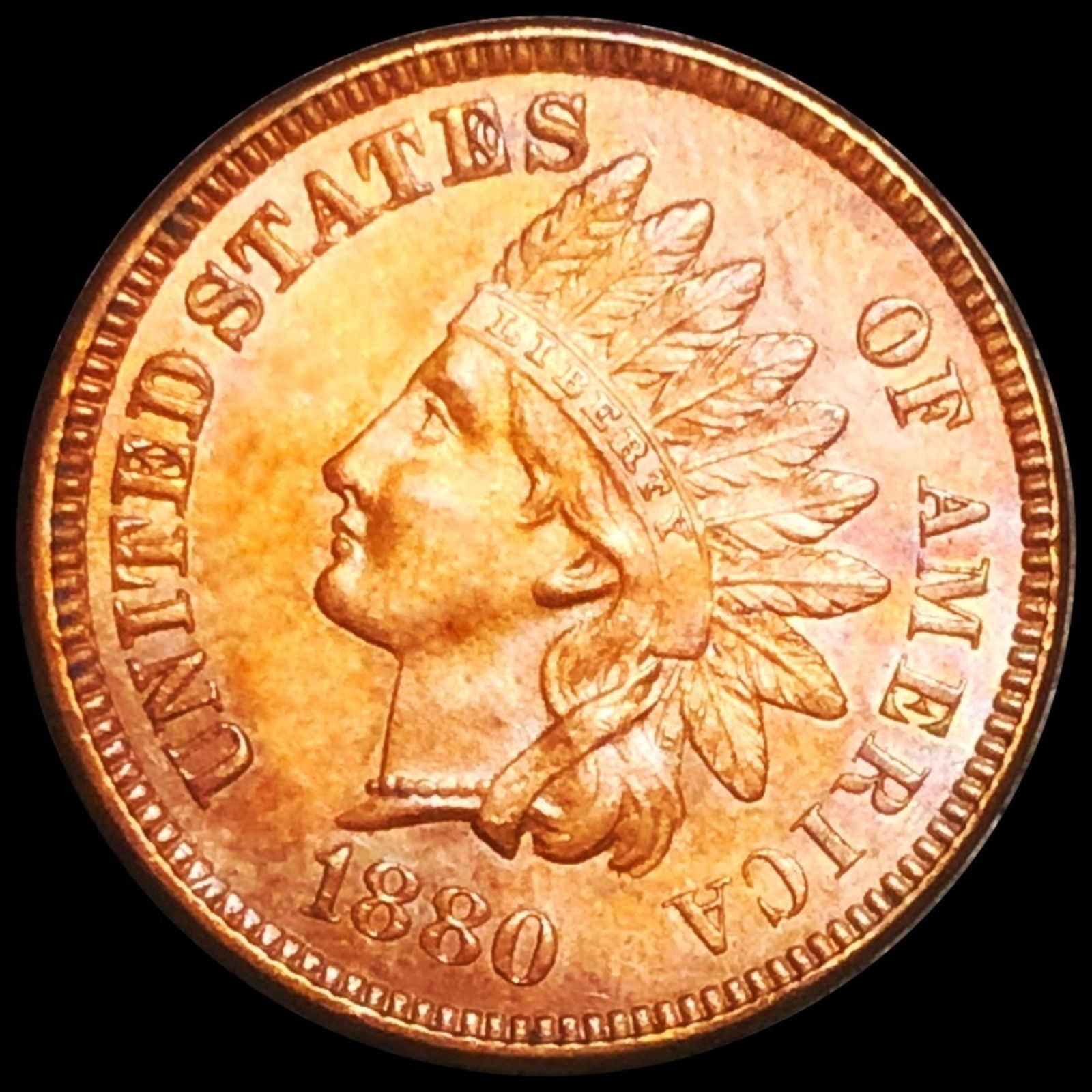 1880 Indian Head Penny UNCIRCULATED (1 of 2)