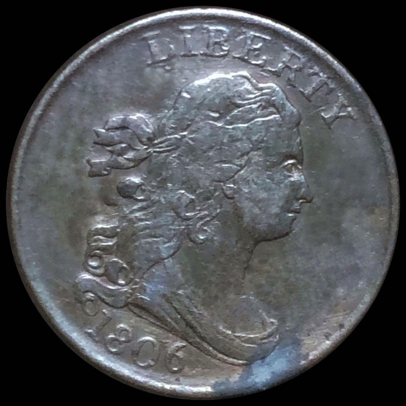 1806 Draped Bust Half Cent LIGHTLY CIRCULATED (1 of 2)