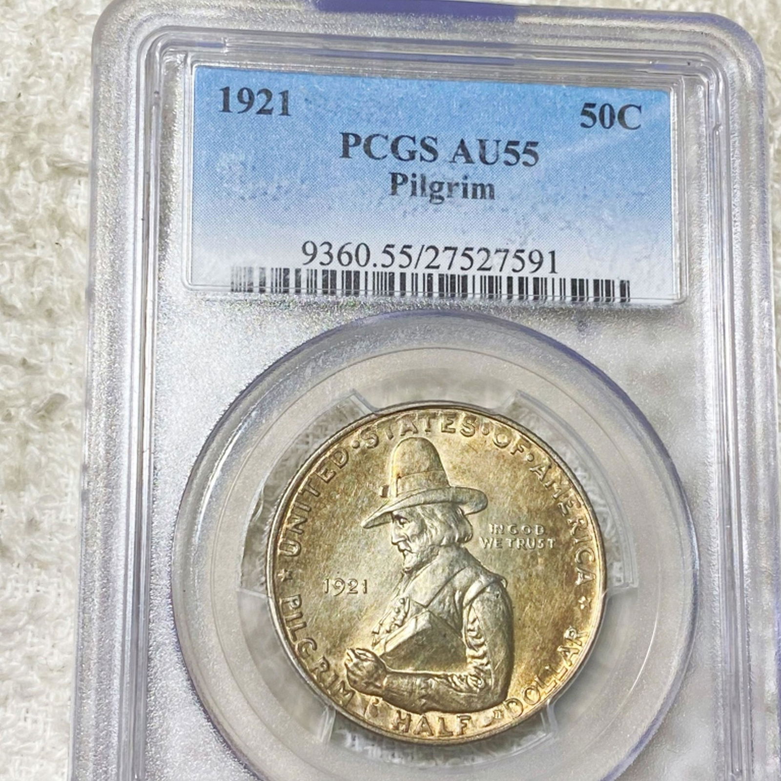 1921 Pilgrim Half Dollar PCGS - AU55 (1 of 2)