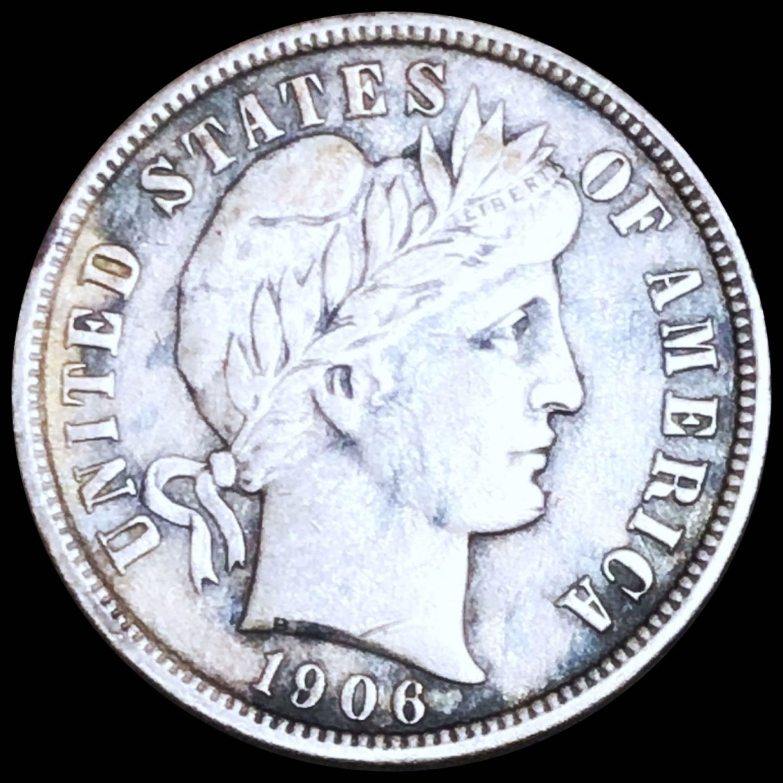 1906 Barber Silver Dime LIGHTLY CIRCULATED (1 of 2)