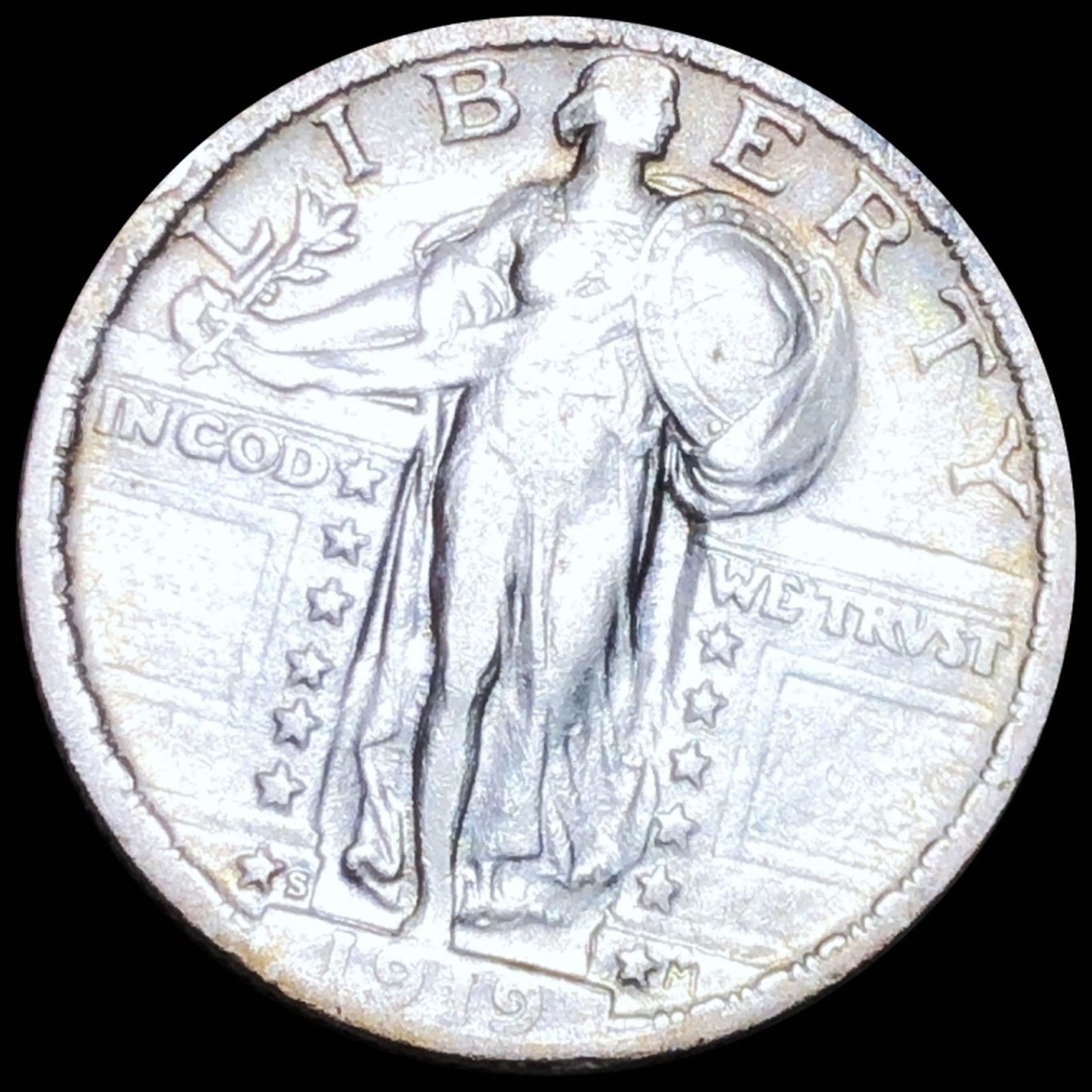 1919-S Standing Liberty Quarter NICELY CIRCULATED (1 of 2)