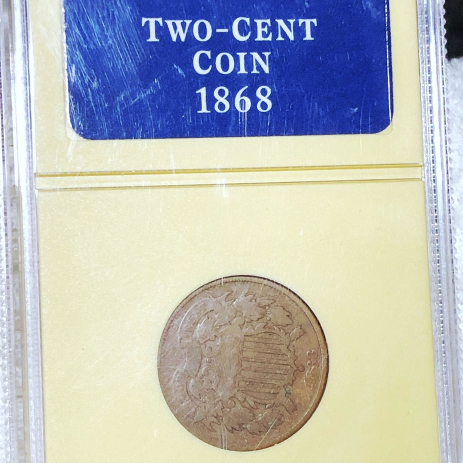 1868 Two Cent Piece NICELY CIRCULATED (1 of 2)