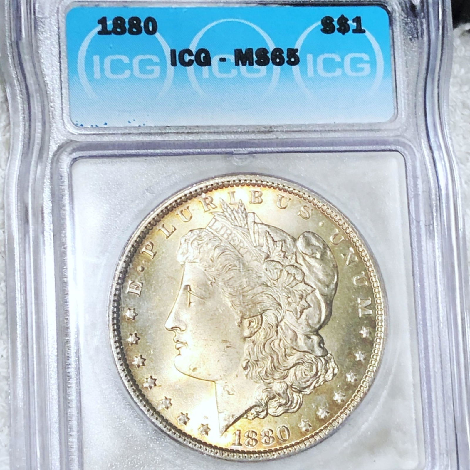 1880 Morgan Silver Dollar ICG - MS65 (1 of 2)