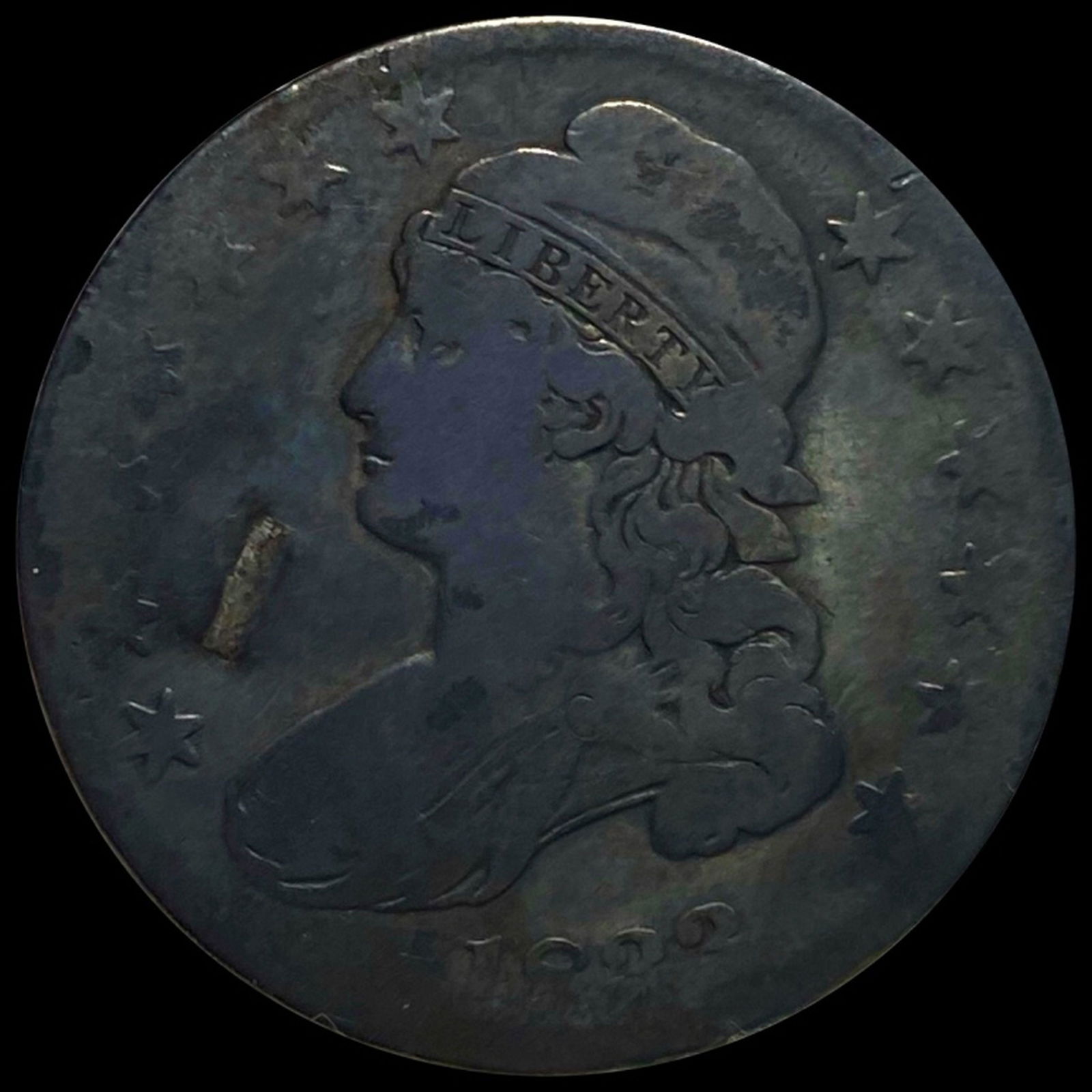 1833 Capped Bust Half Dollar NICELY CIRCULATED (1 of 2)