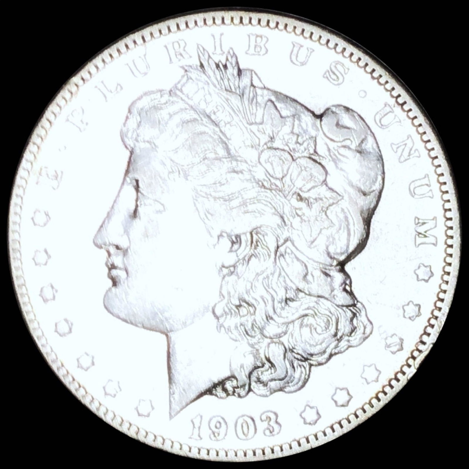 1903-O Morgan Silver Dollar NEARLY UNCIRCULATED (1 of 2)