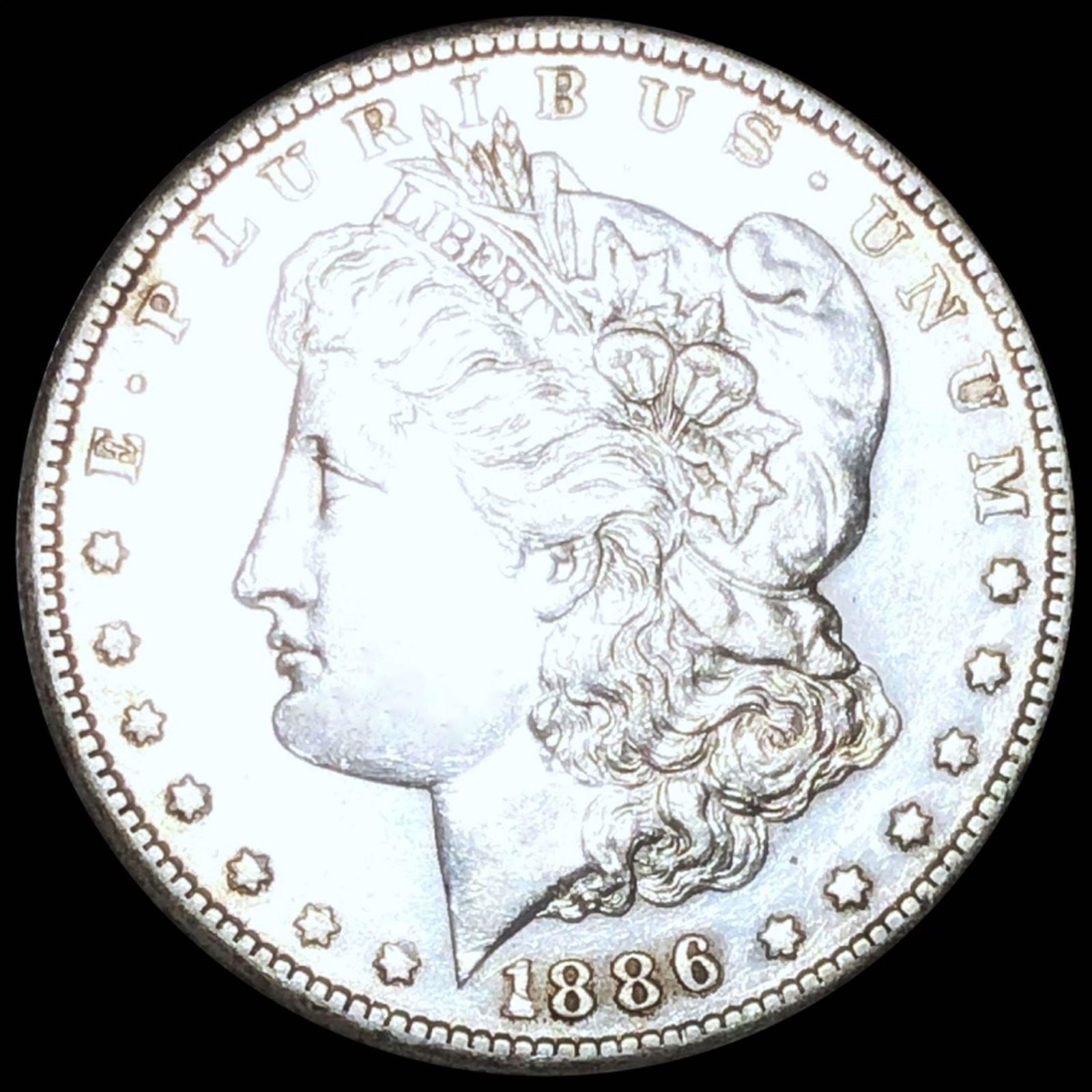 1886-S Morgan Silver Dollar CLOSELY UNC (1 of 2)