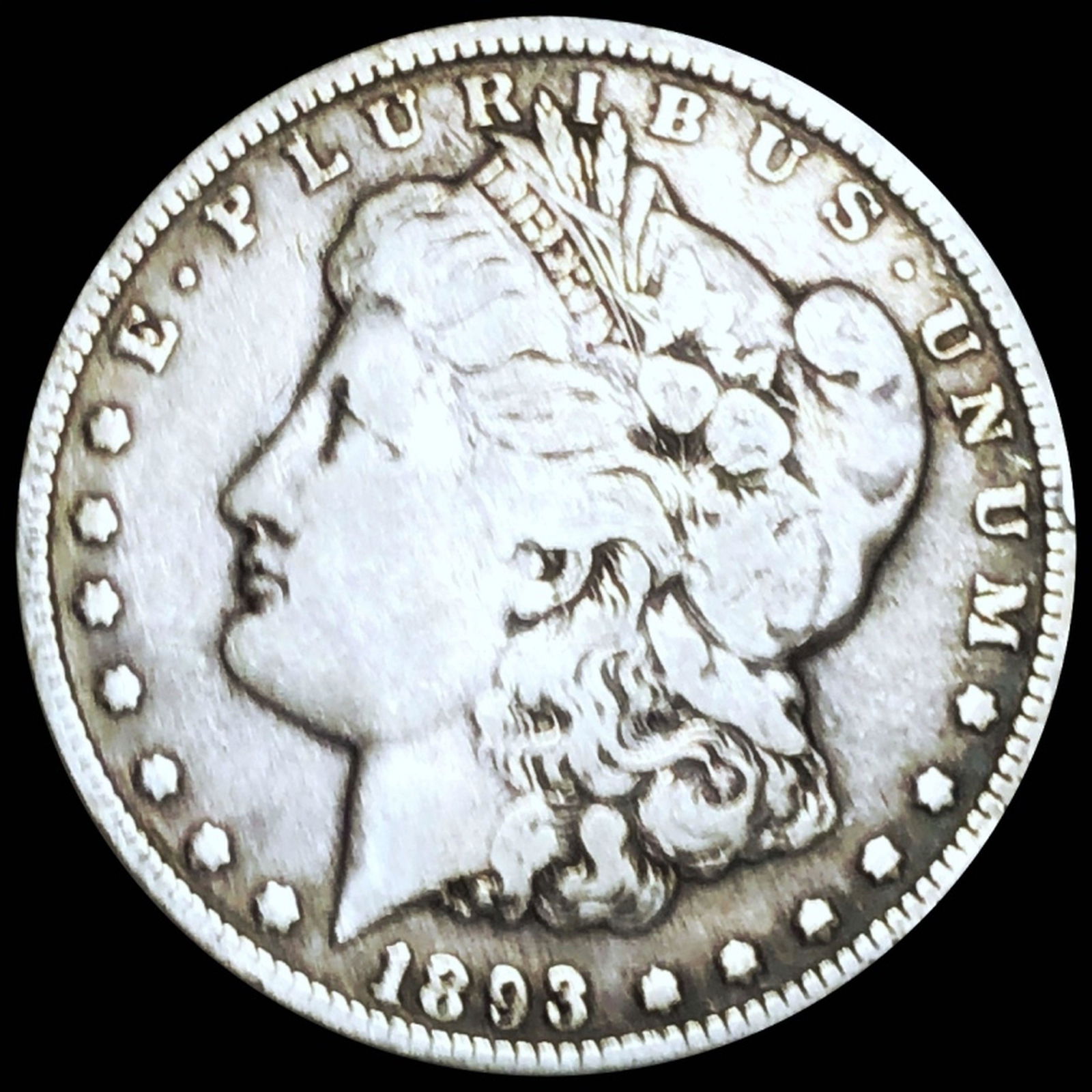 1893-O Morgan Silver Dollar NICELY CIRCULATED (1 of 2)