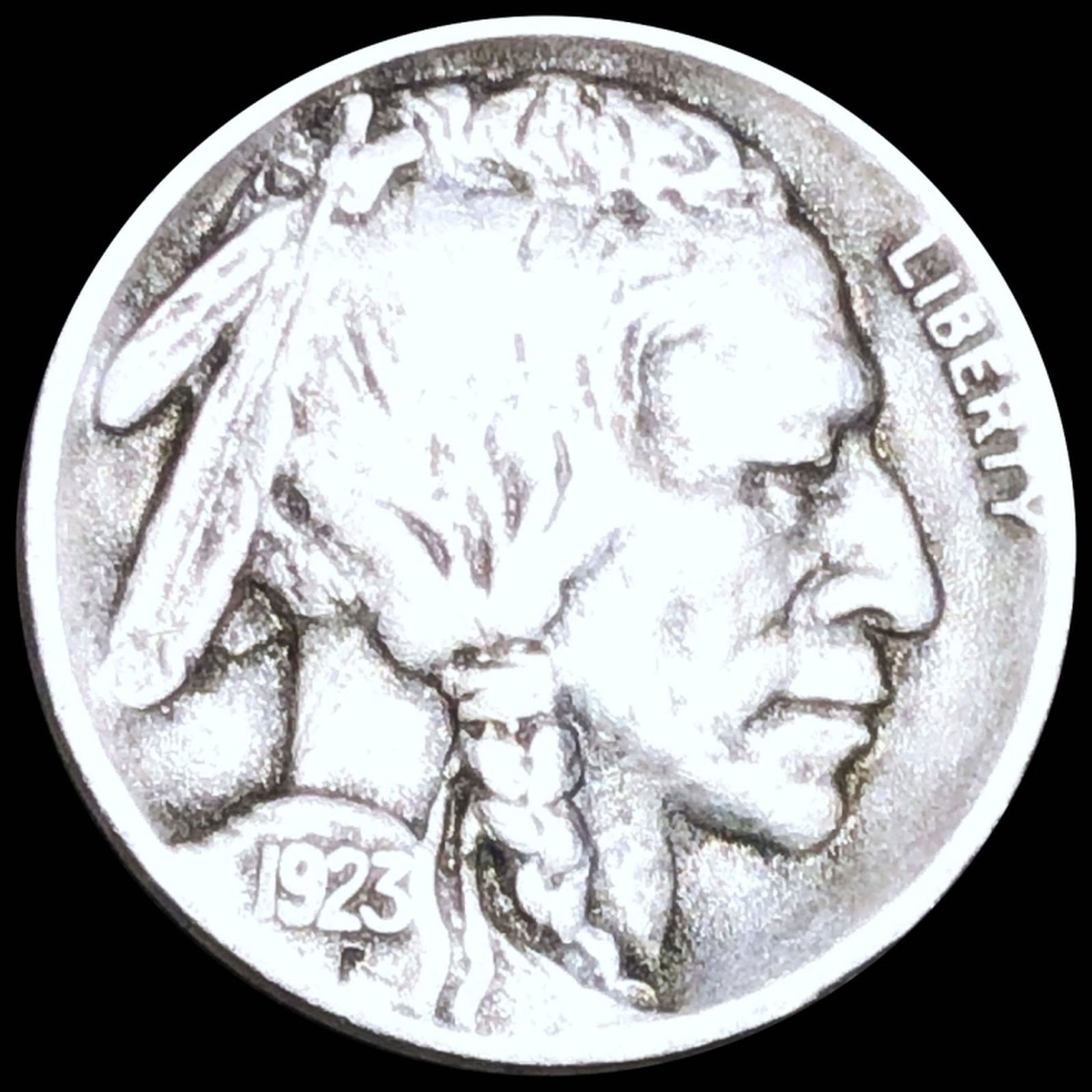 1923-S Buffalo Head Nickel NICELY CIRCULATED (1 of 2)