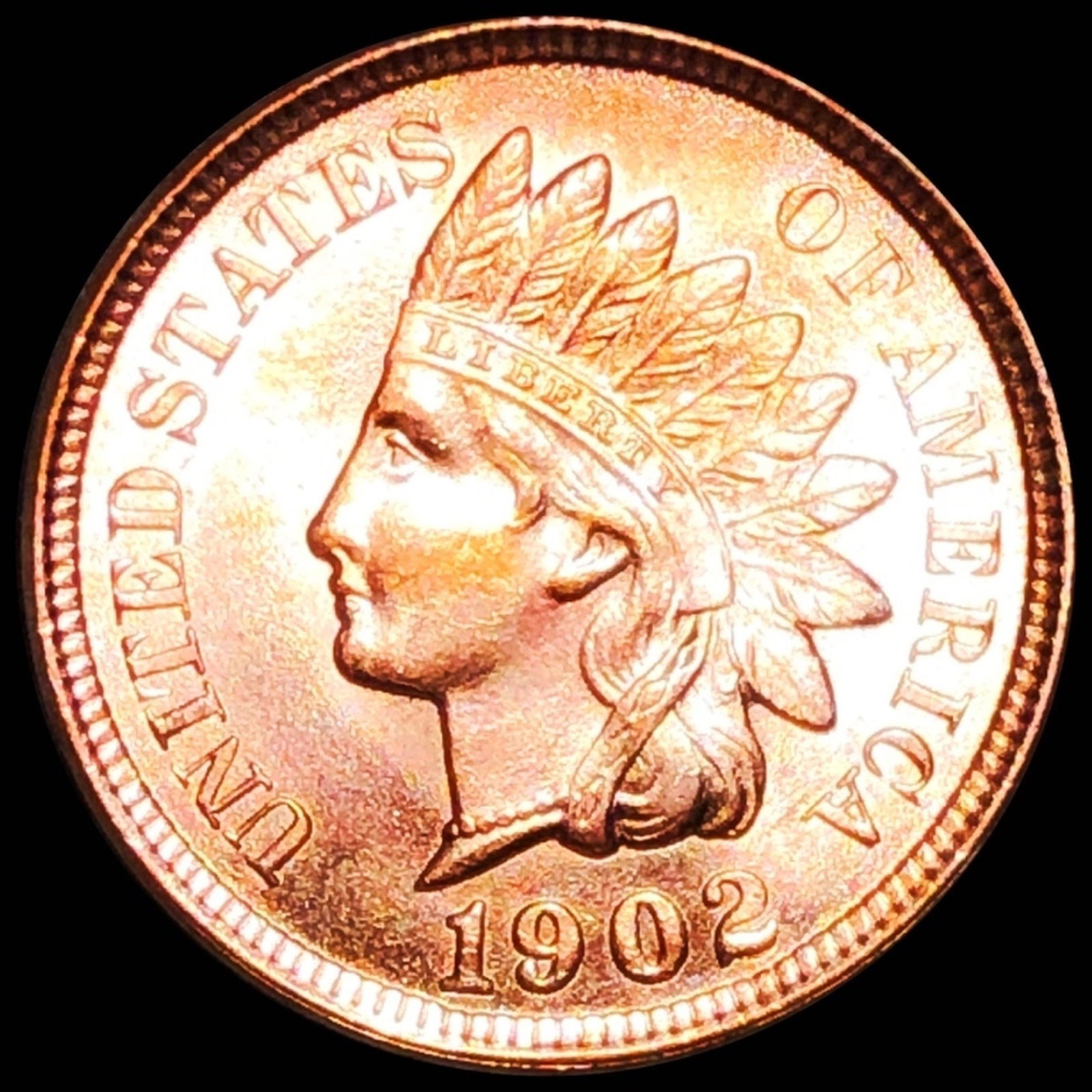 1902 Indian Head Penny UNCIRCULATED (1 of 2)