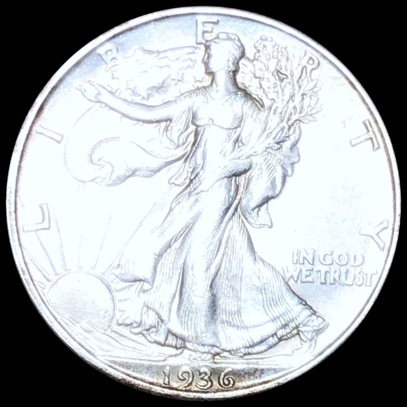 1936-D Walking Liberty Half Dollar UNCIRCULATED (1 of 2)
