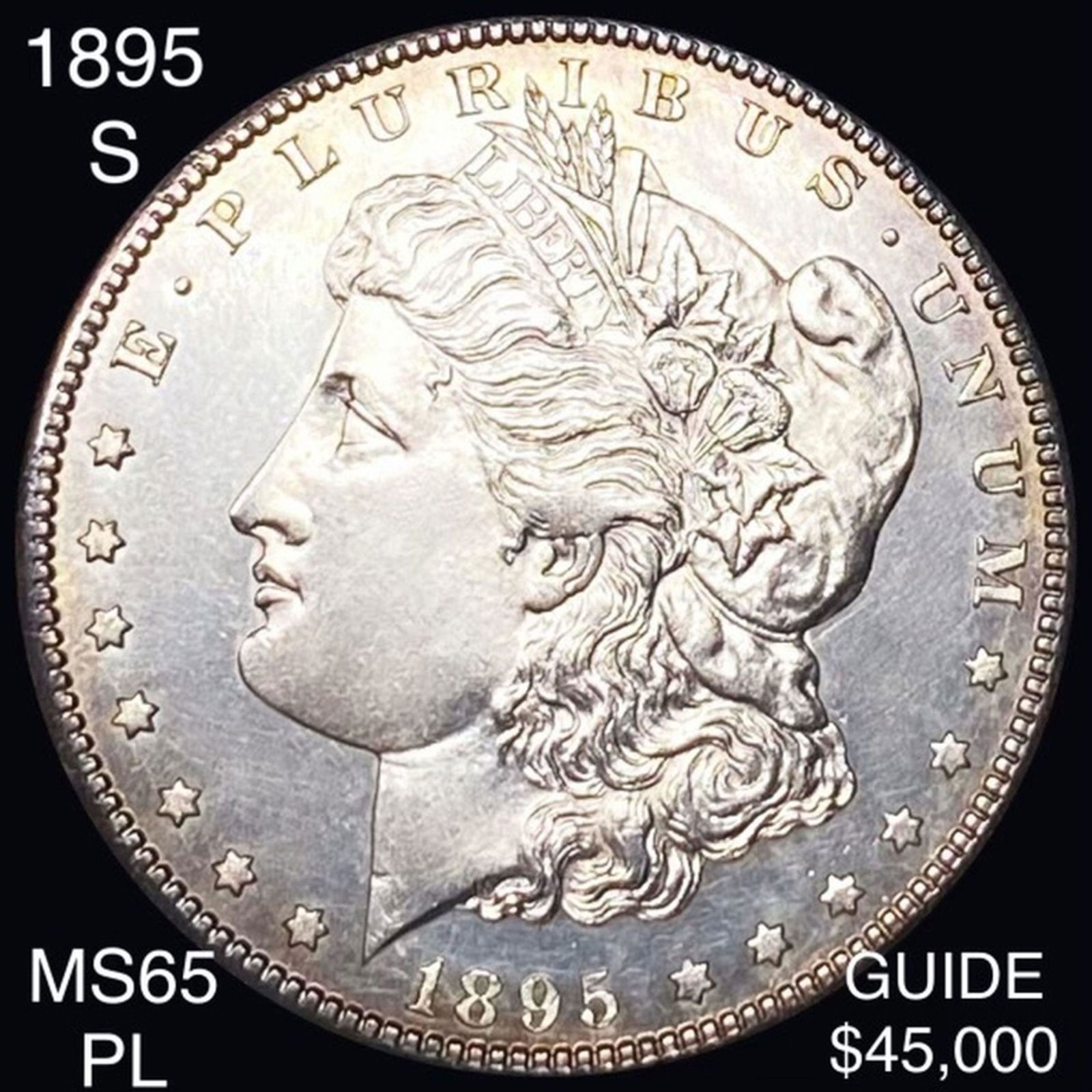 1895-S Morgan Silver Dollar GEM BU PL (1 of 2)