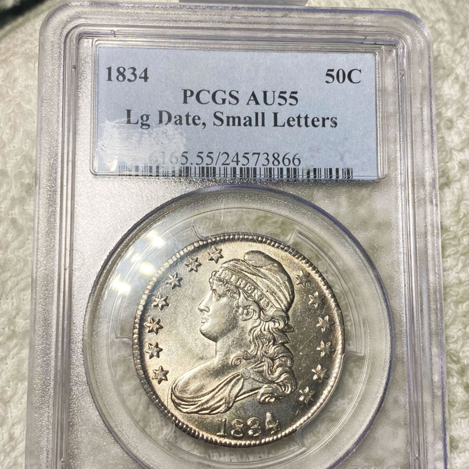 1834 Capped Bust Half Dollar PCGS - AU55 (1 of 2)