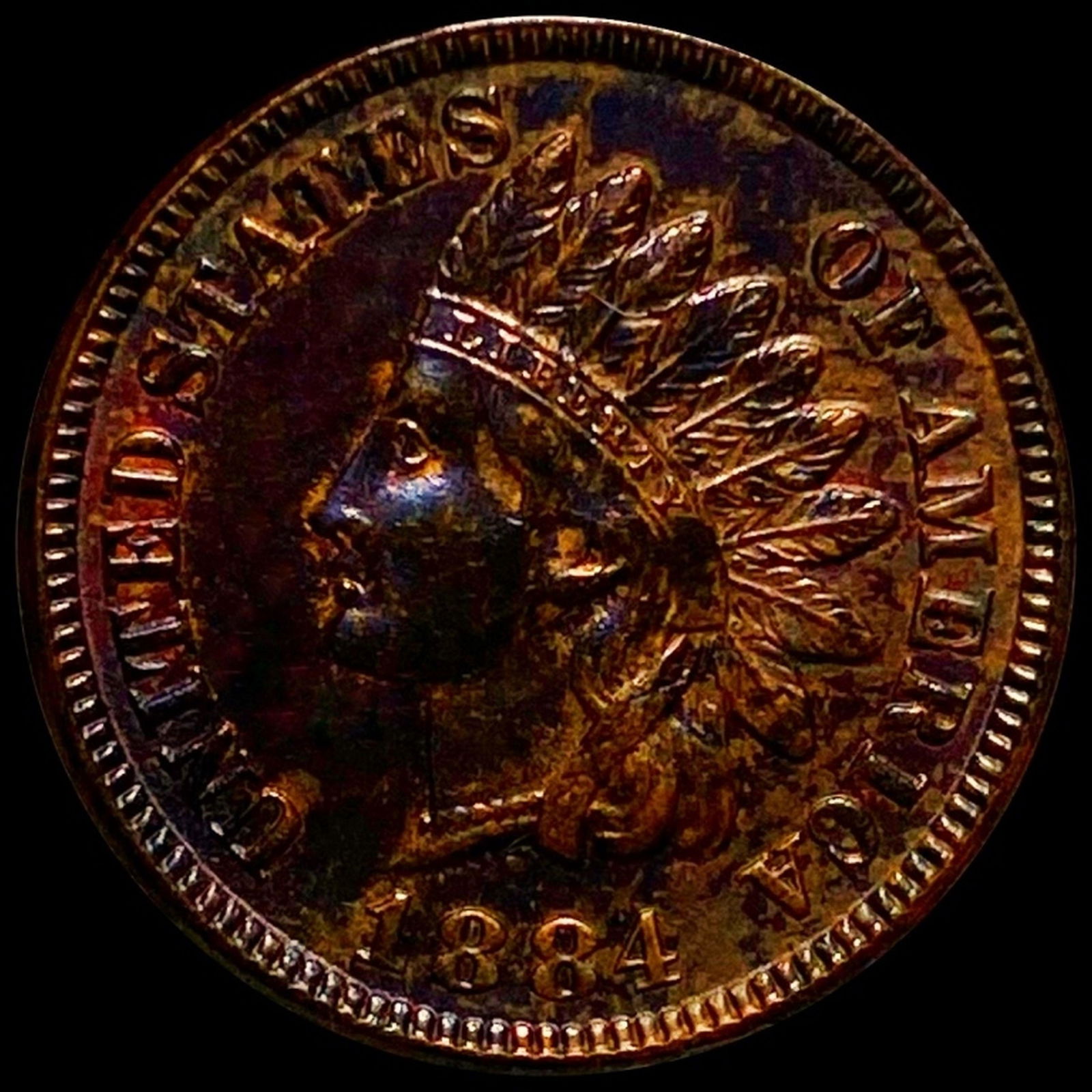 1884 Indian Head Penny UNCIRCULATED (1 of 2)