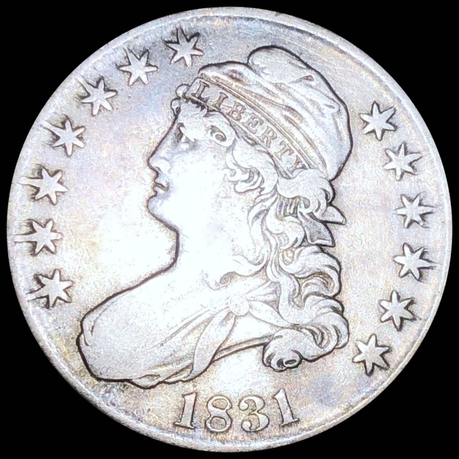 1831 Capped Bust Half Dollar LIGHTLY CIRCULATED (1 of 2)