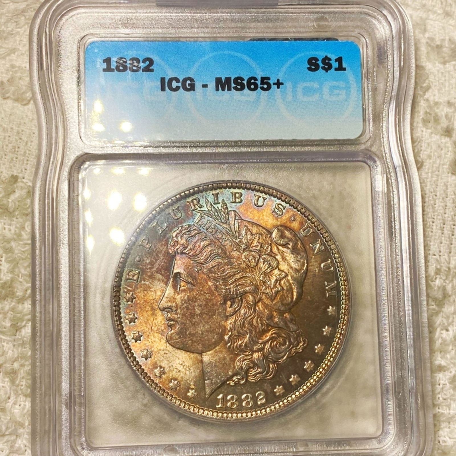 1882 Morgan Silver Dollar ICG - MS65+ (1 of 2)