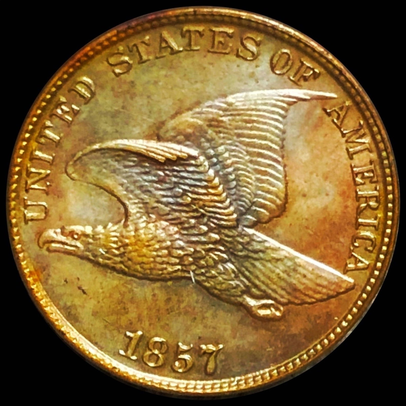 1857 Flying Eagle Cent UNCIRCULATED (1 of 2)
