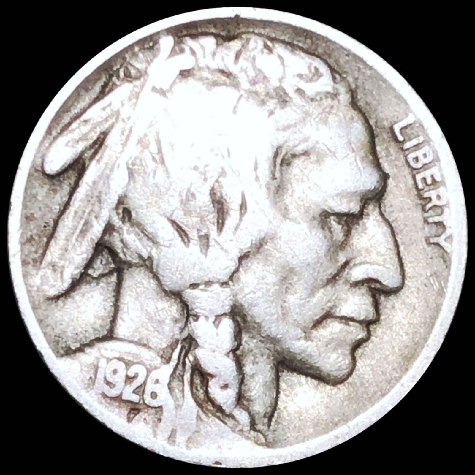 1926-S Buffalo Head Nickel NICELY CIRCULATED (1 of 2)