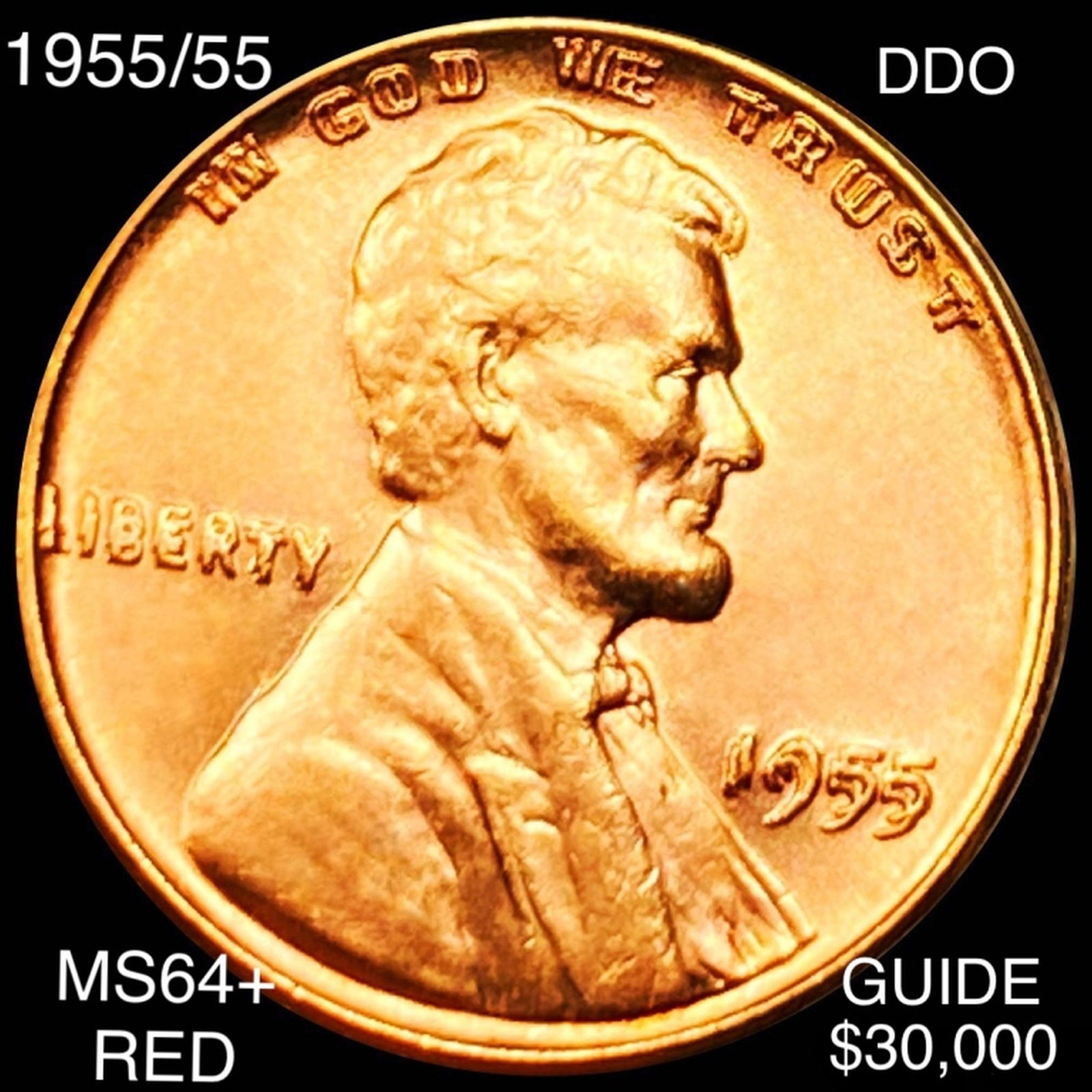 1955/55 Lincoln Wheat Penny CHOICE BU RED (1 of 2)