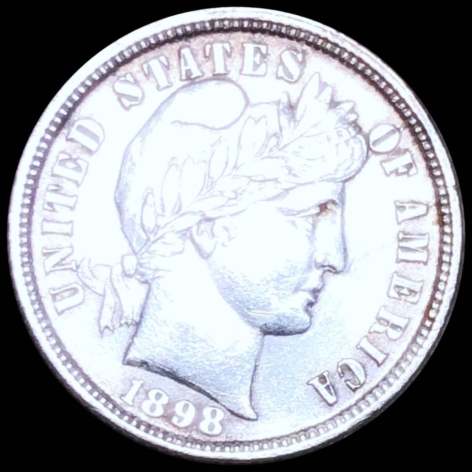 1898 Barber Silver Dime GEM PROOF (1 of 2)