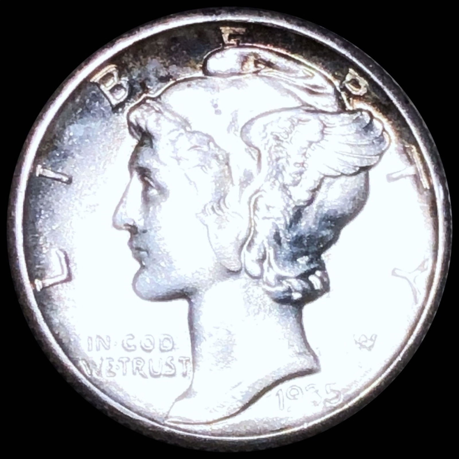 1935-D Mercury Silver Dime UNCIRCULATED (1 of 2)