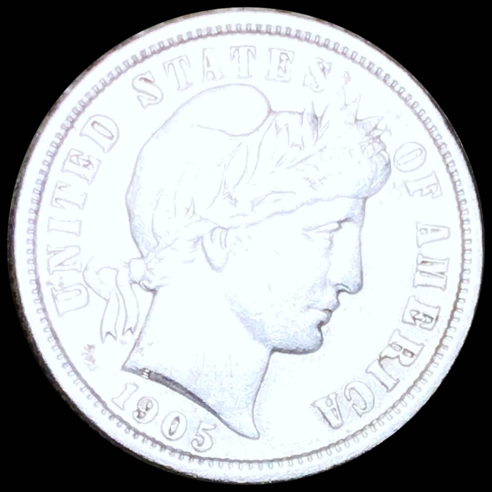 1905-S Barber Silver Dime LIGHTLY CIRCULATED (1 of 2)