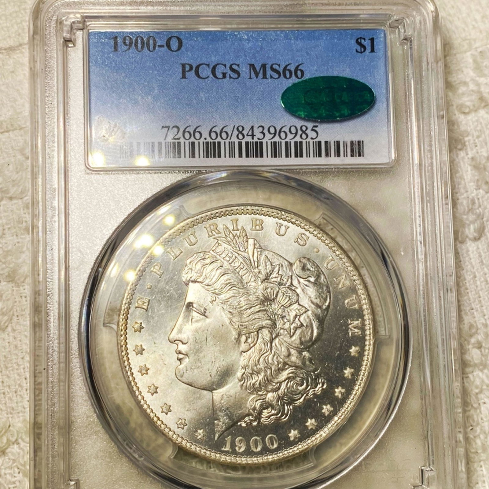 1900-O Morgan Silver Dollar PCGS - MS 66 CAC (1 of 2)