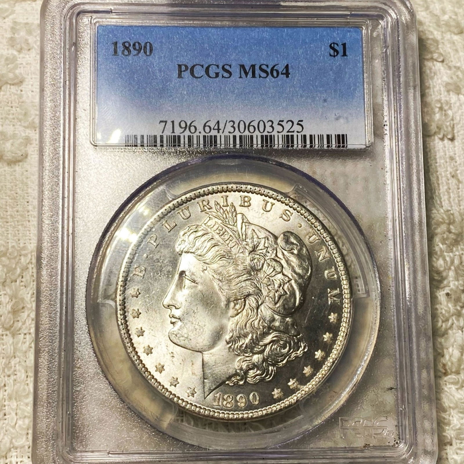 1890 Morgan Silver Dollar PCGS - MS64 (1 of 2)