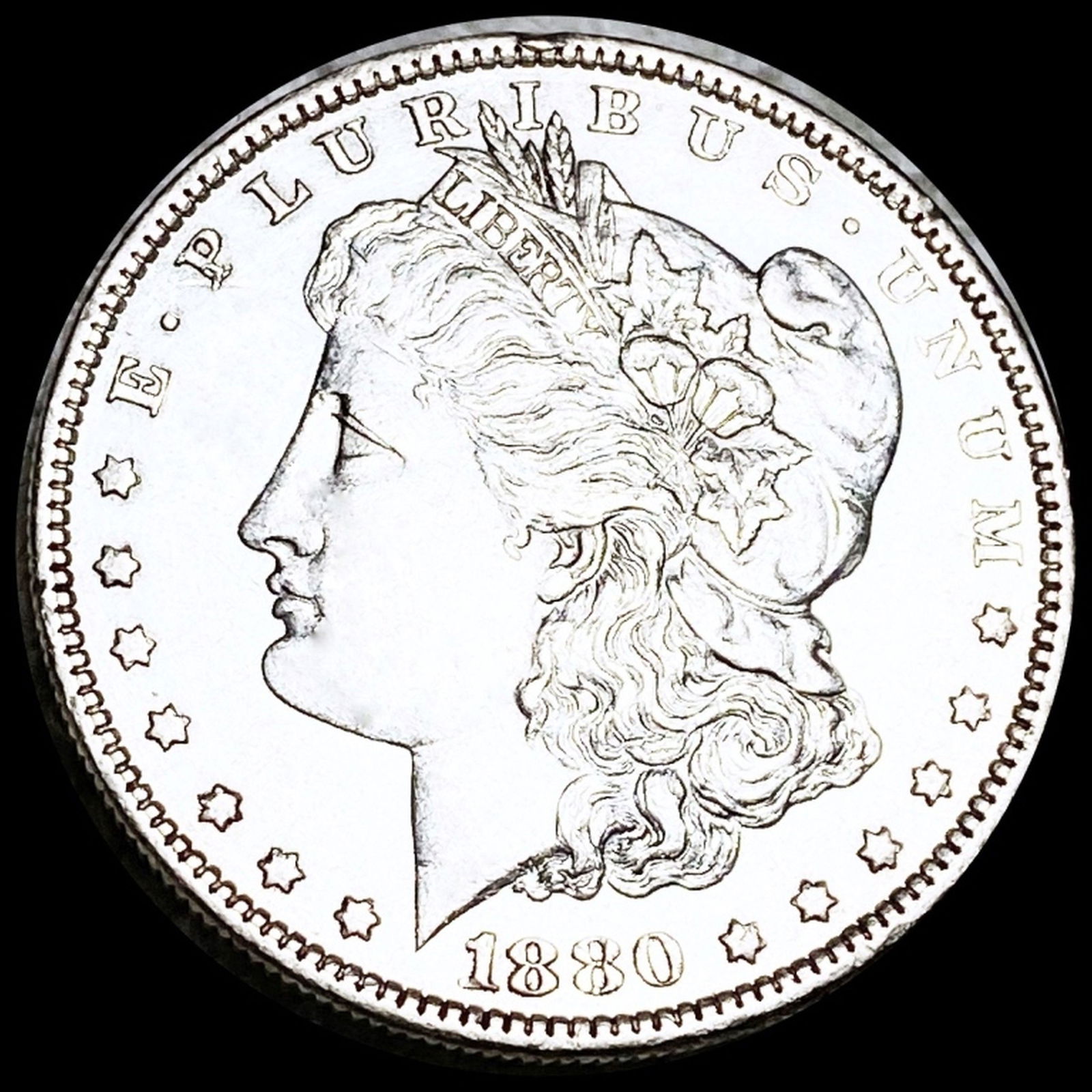 1880-O "MICRO O" Morgan Silver Dollar UNCIRCULATED (1 of 2)