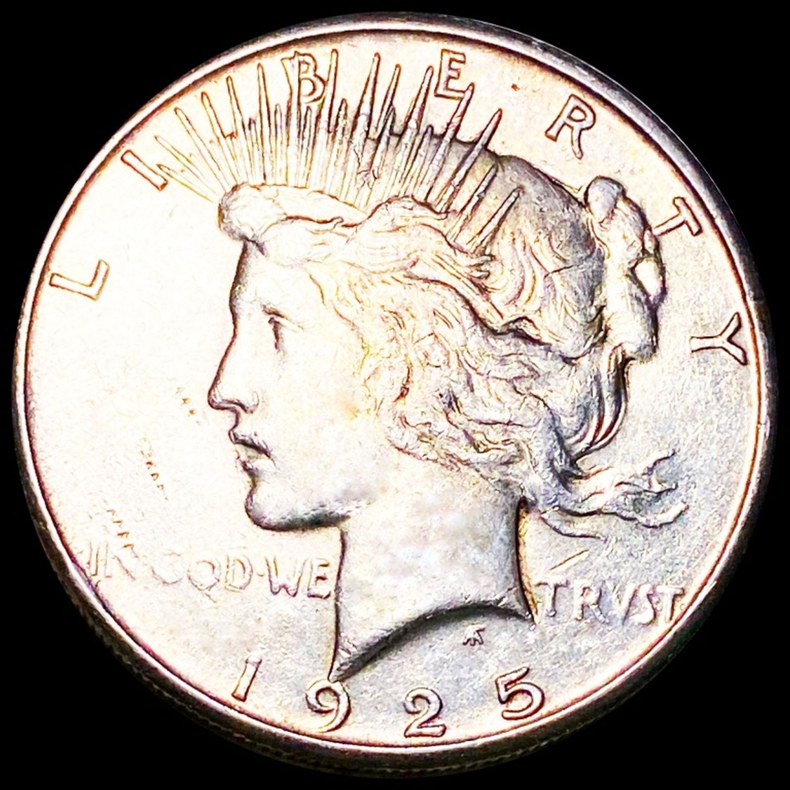 1925-S Silver Peace Dollar LIGHTLY CIRCULATED (1 of 2)