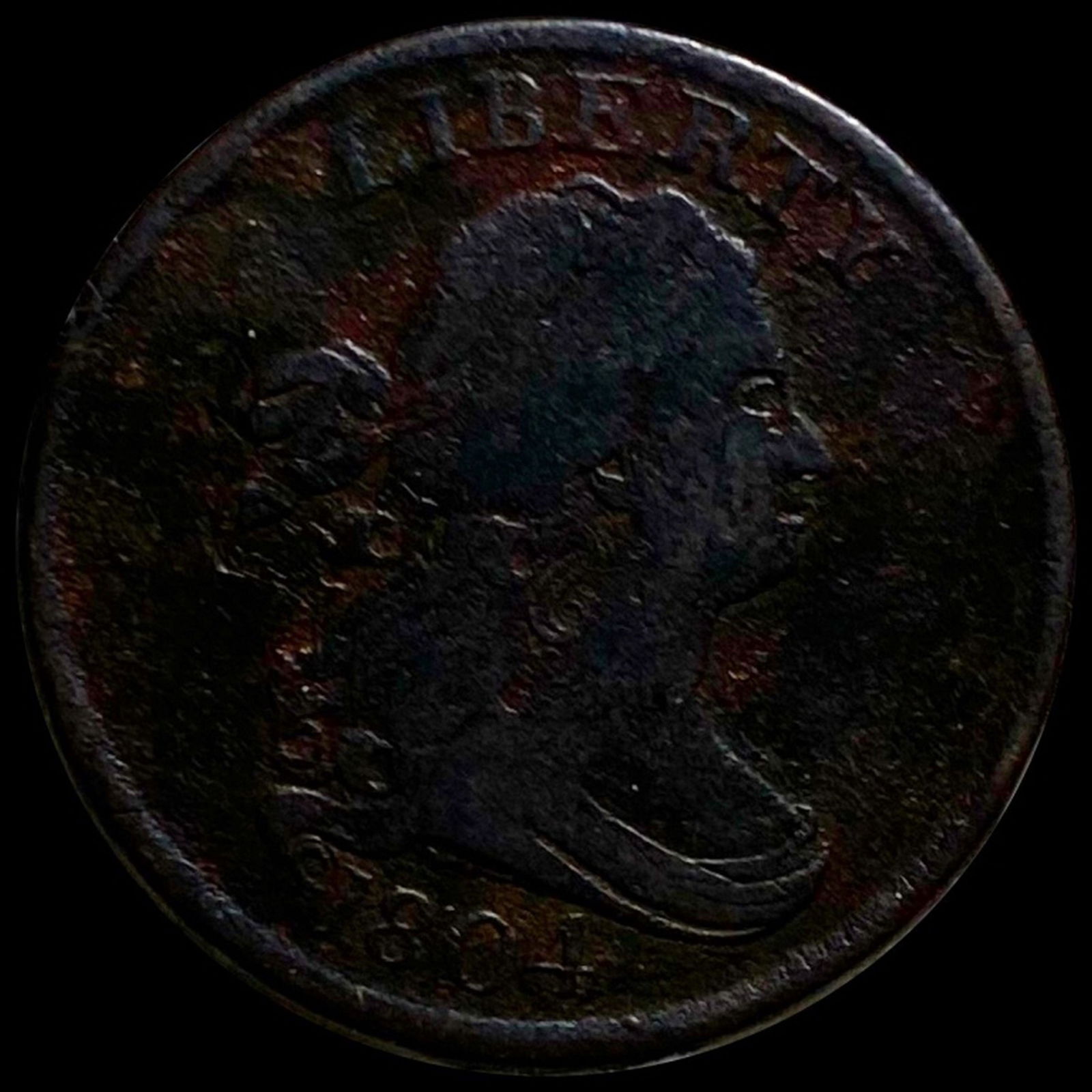 1804 Draped Bust Half Cent NICELY CIRCULATED (1 of 2)