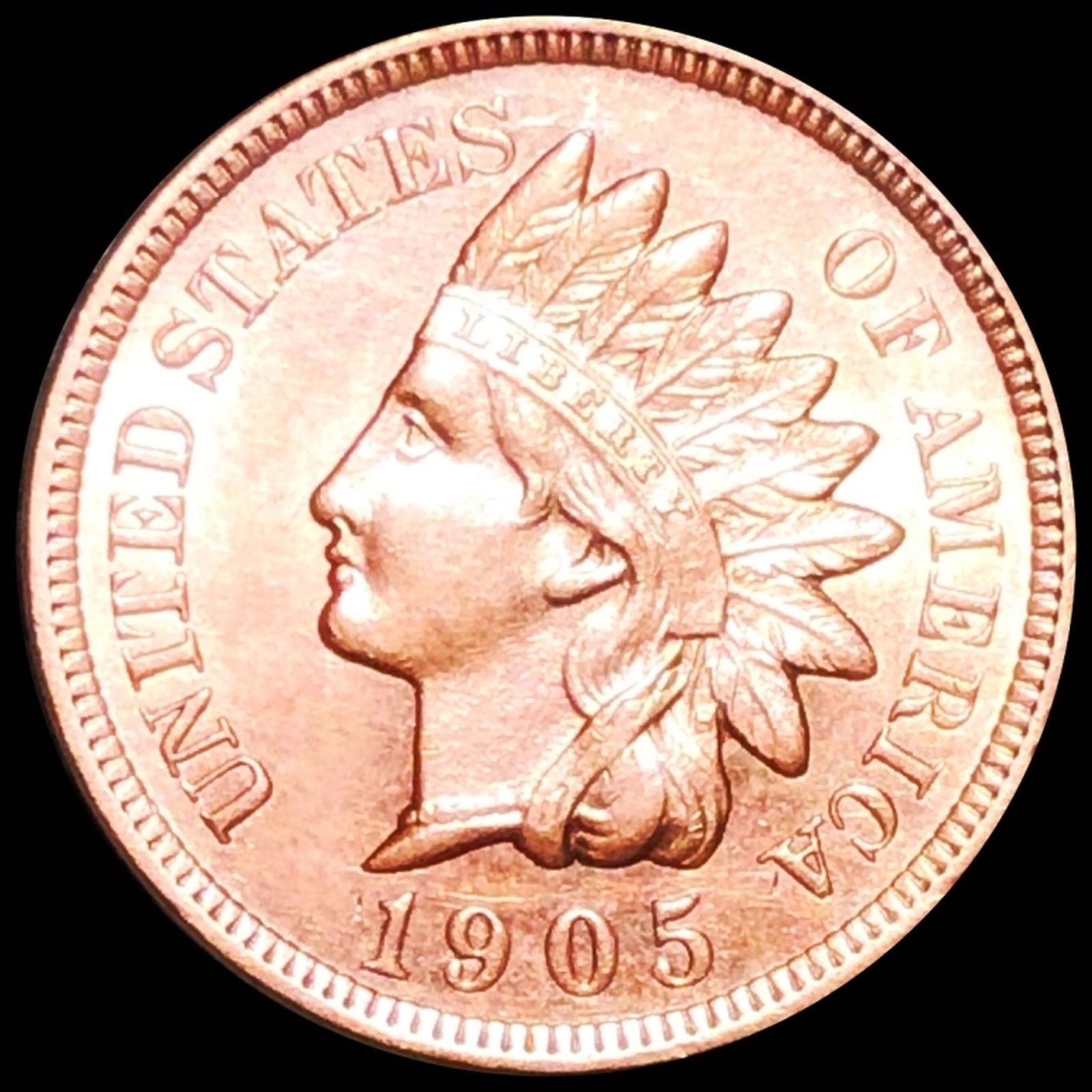 1905 Indian Head Penny UNCIRCULATED (1 of 2)