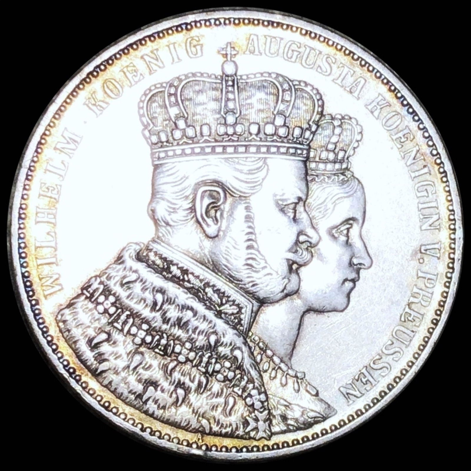 1861 Prussia Silver Thaler UNCIRCULATED (1 of 2)