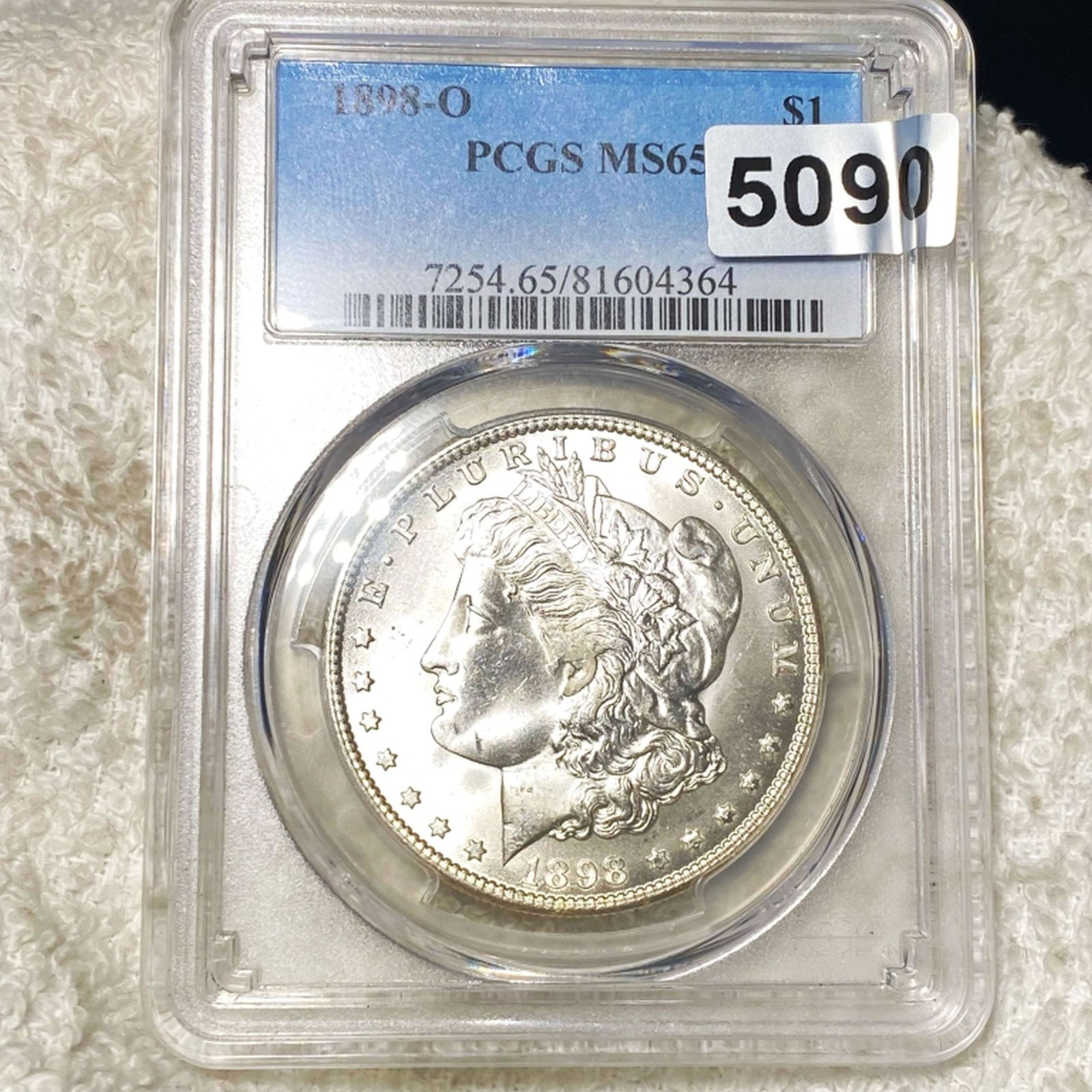 1898-O Morgan Silver Dollar PCGS - MS65 (1 of 2)