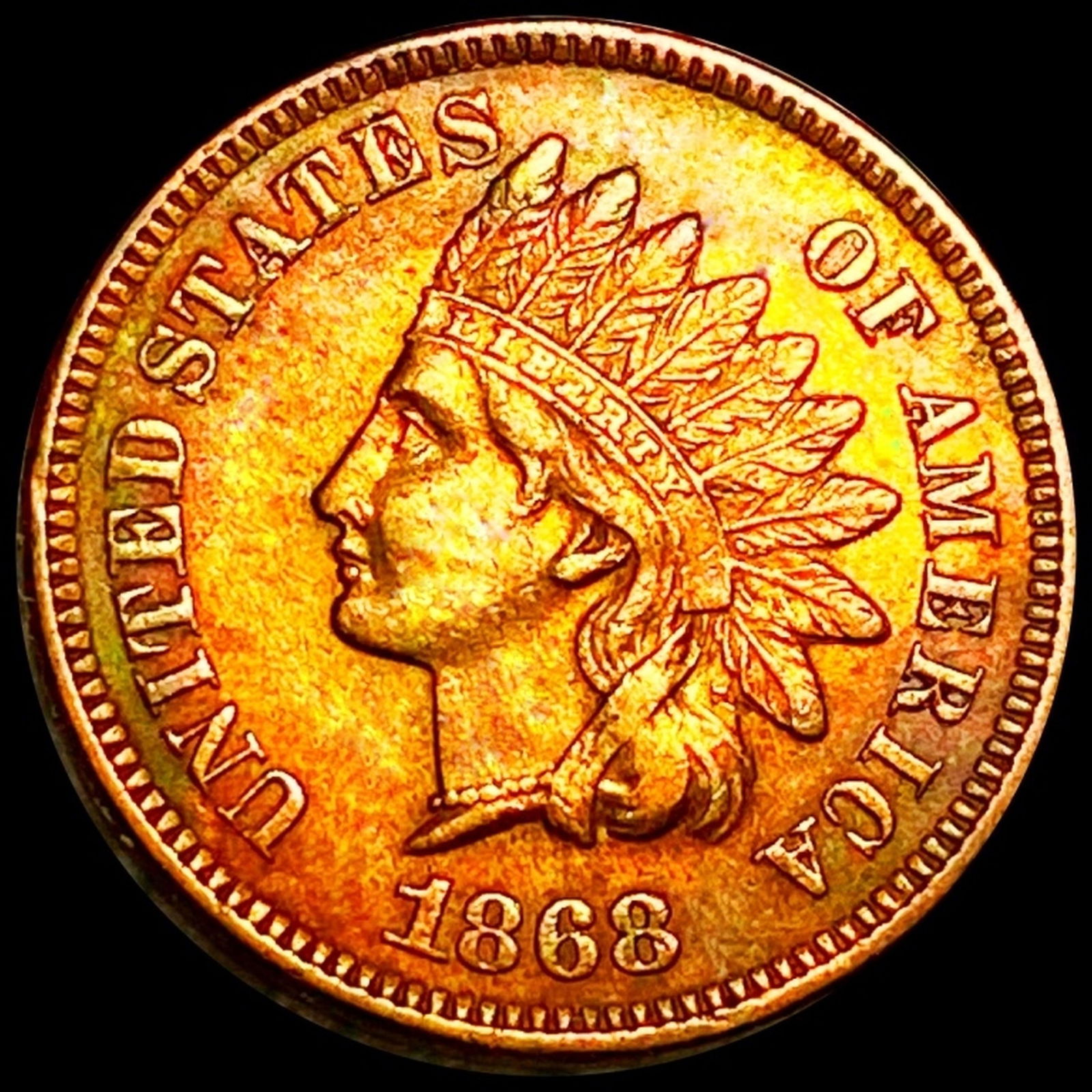 1868 Indian Head Penny UNCIRCULATED (1 of 2)